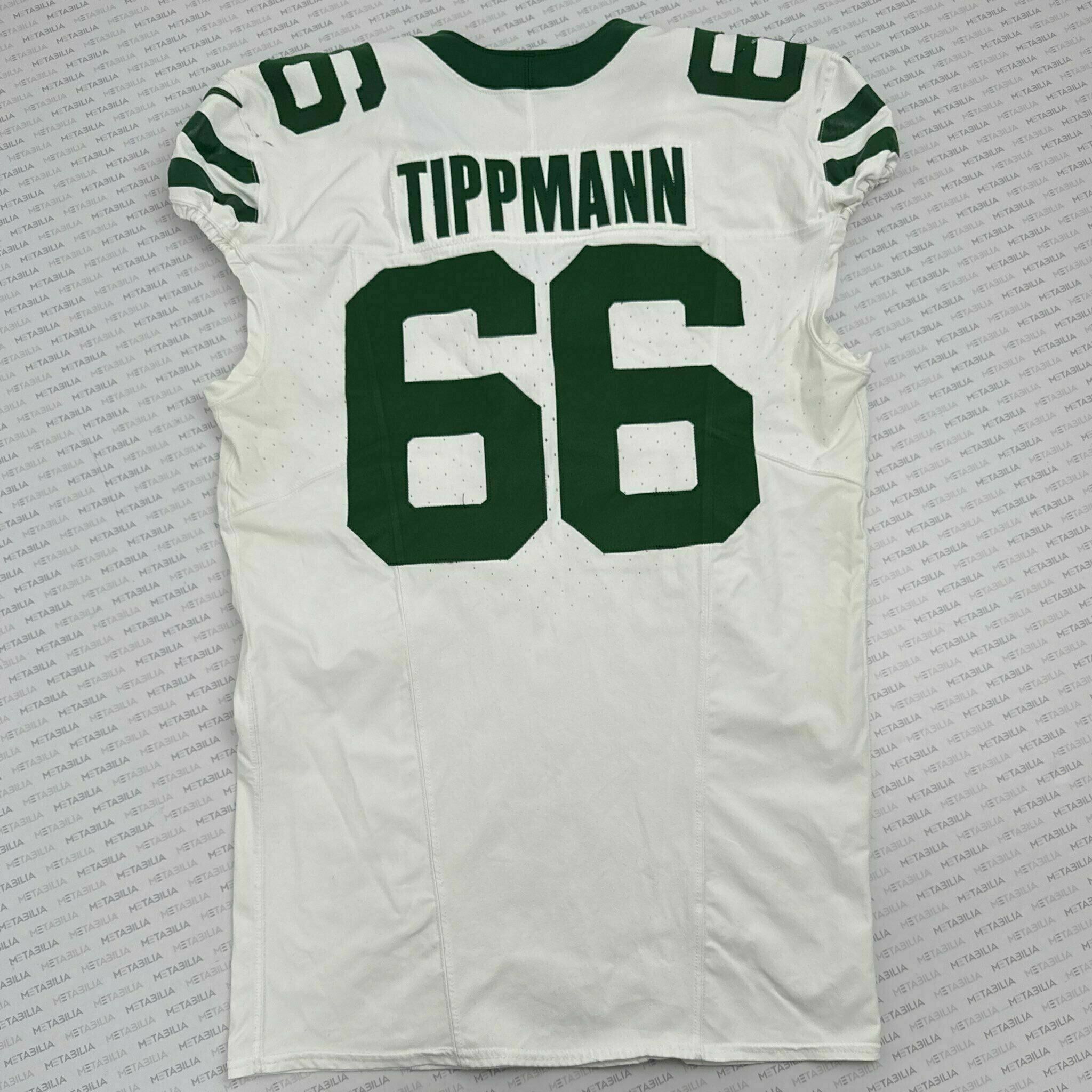 #66 Joe Tippman Game-Worn Jersey vs Bengals