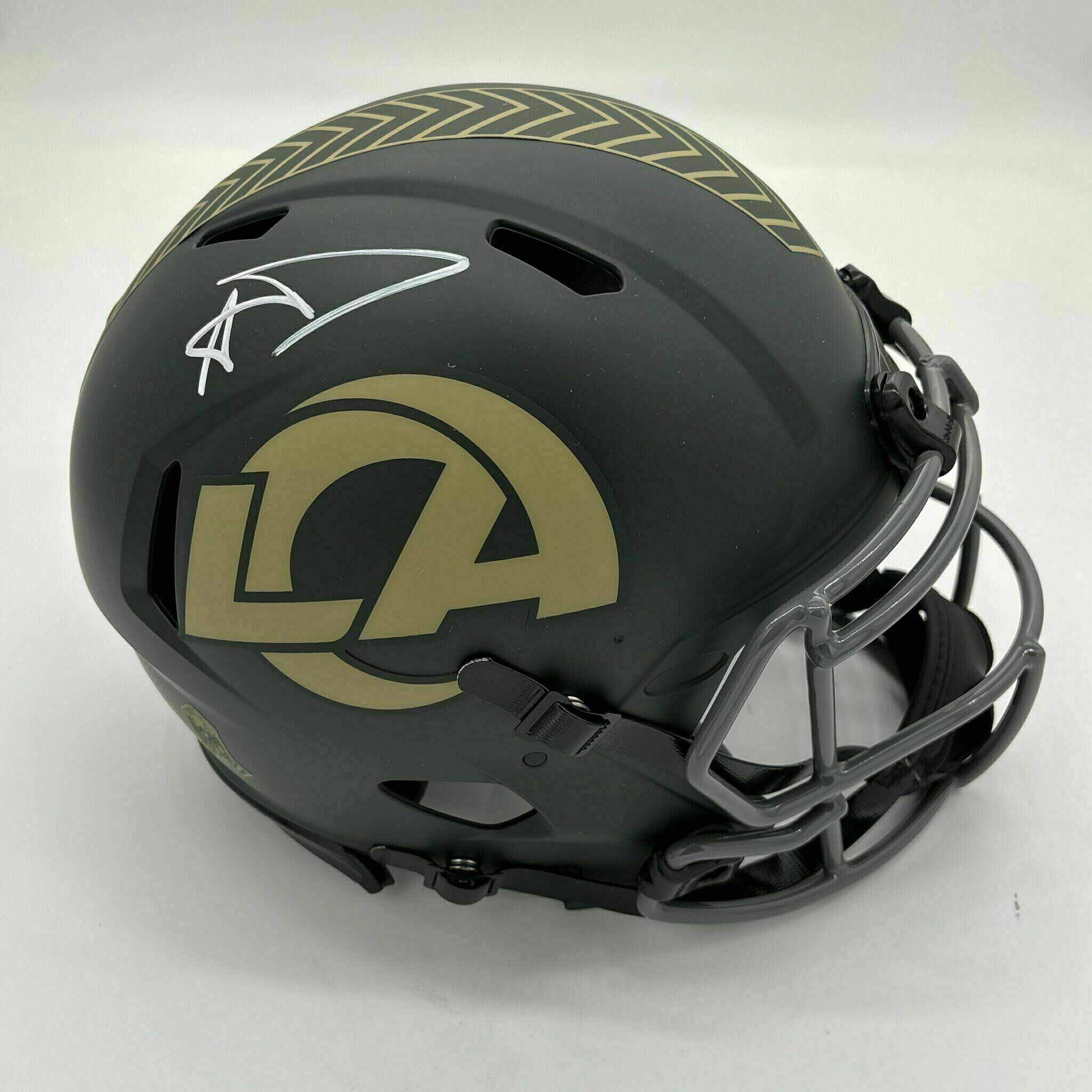 Aaron Donald Signed Full Size 2025 STS Authentic Helmet