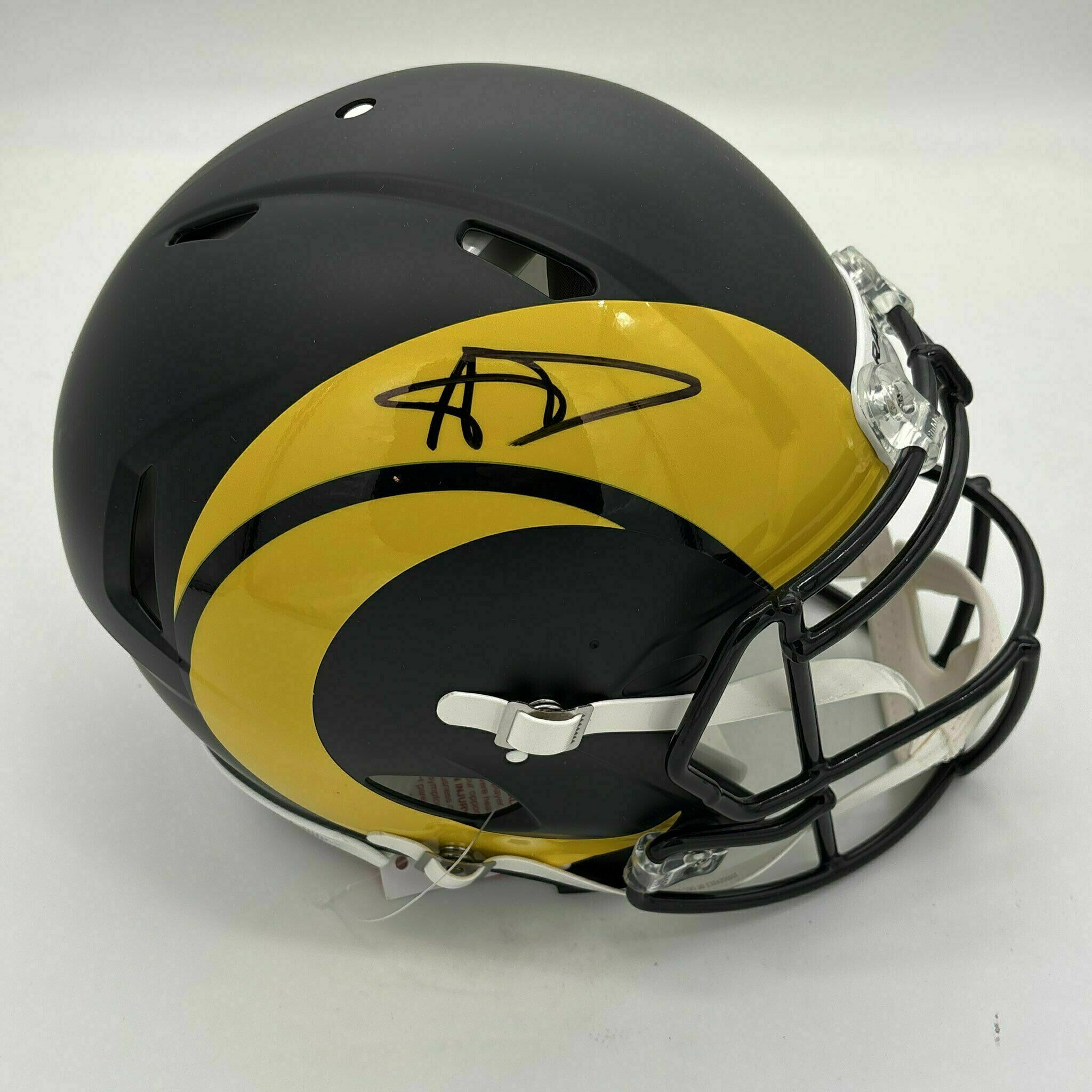 Aaron Donald Signed Full Size Rivalries Authentic Helmet