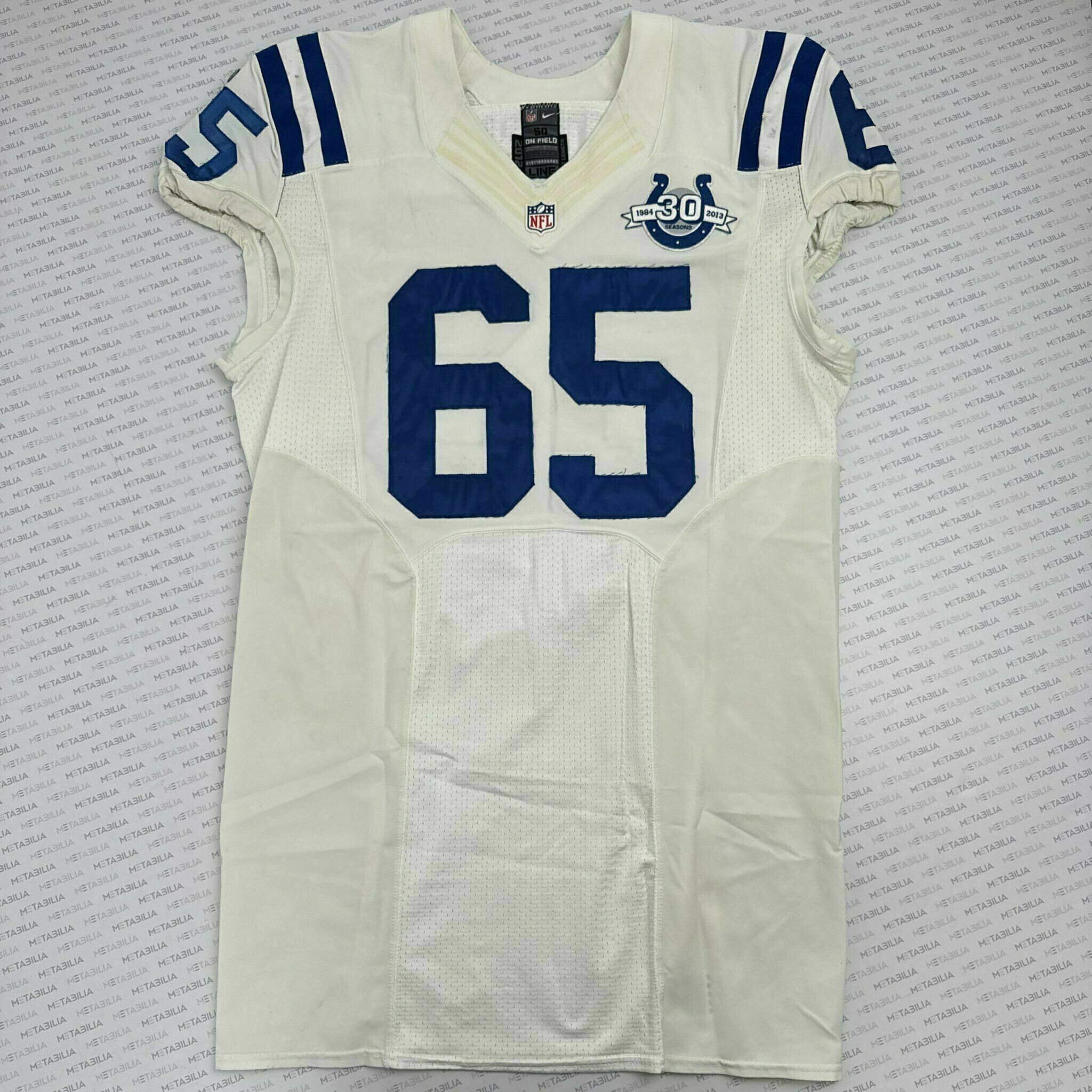 #65 Estenor Team-Issued White Jersey