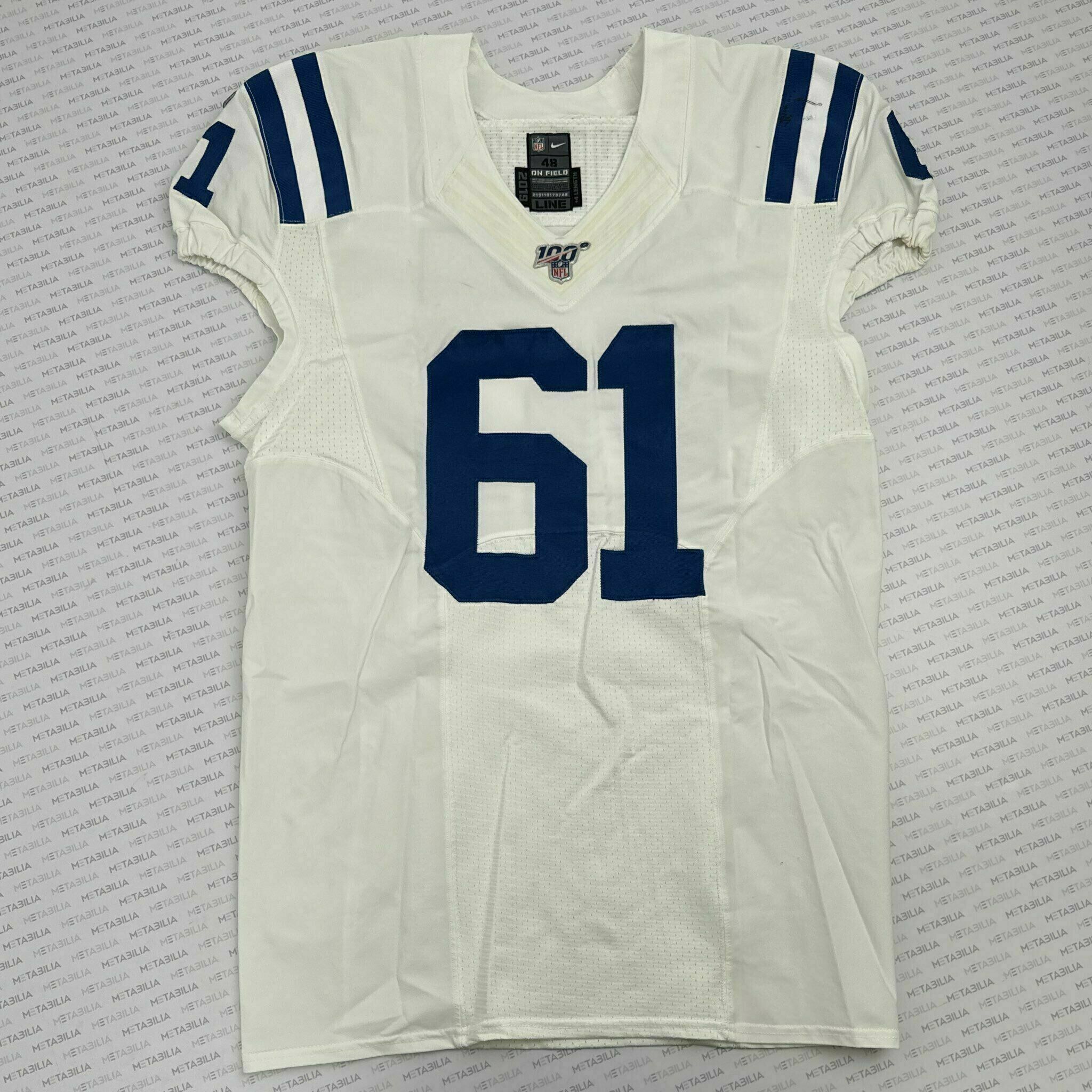 #61 Webb Team-Issued White Jersey