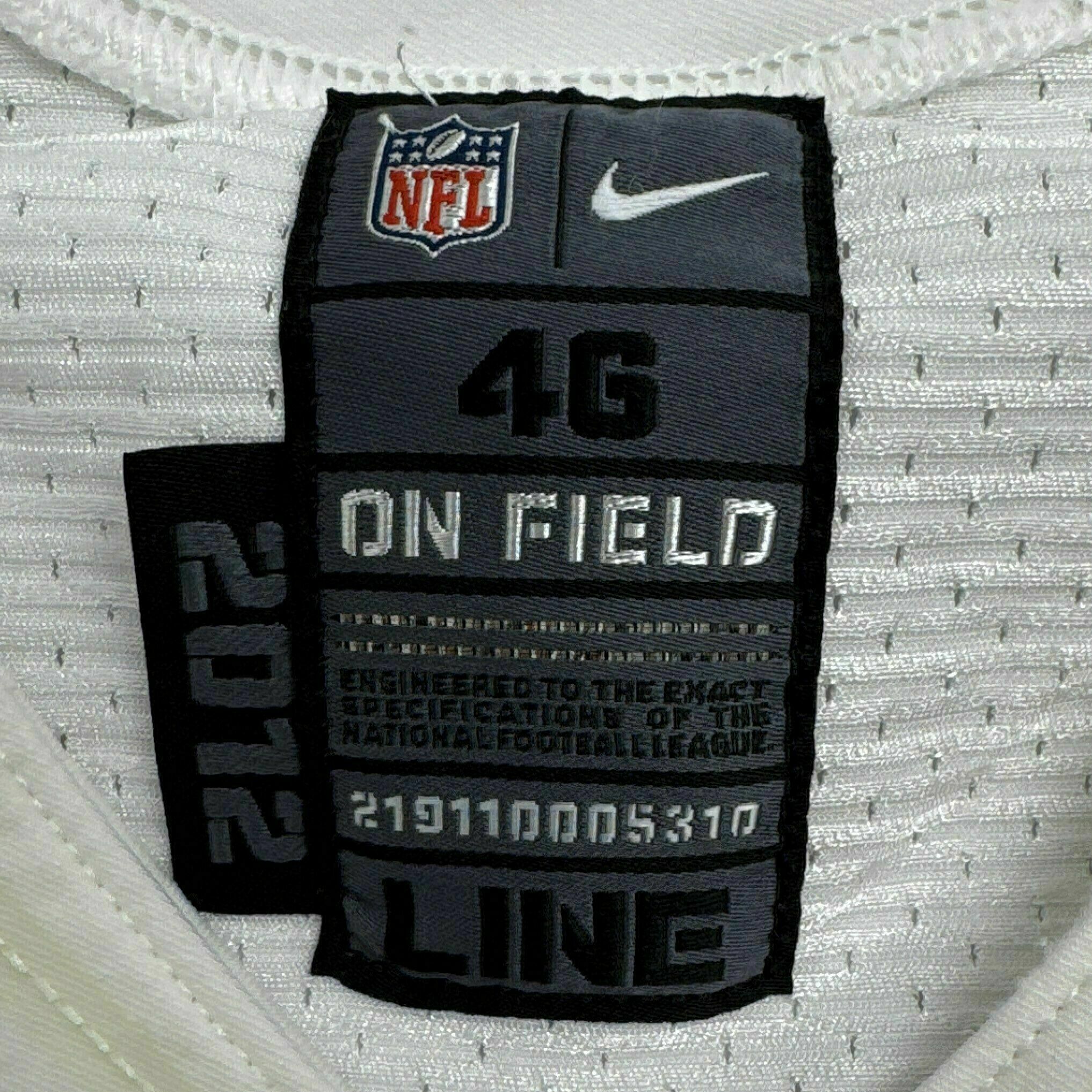 #50 Colts Team-Issued White Jersey