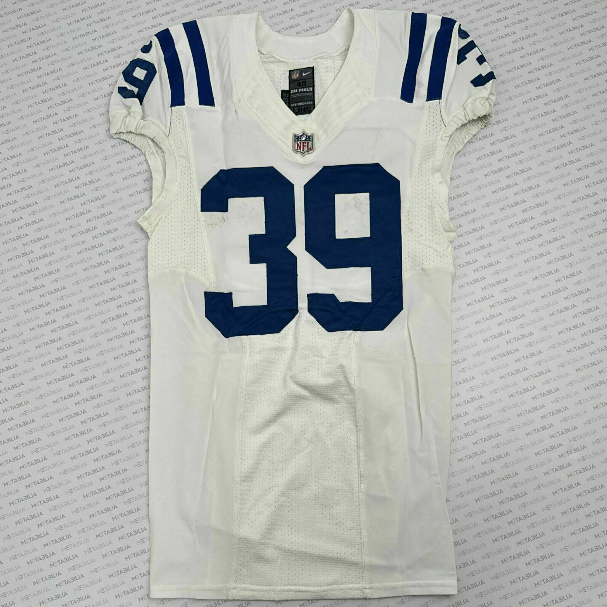 #39 McFadden Team-Issued White Jersey