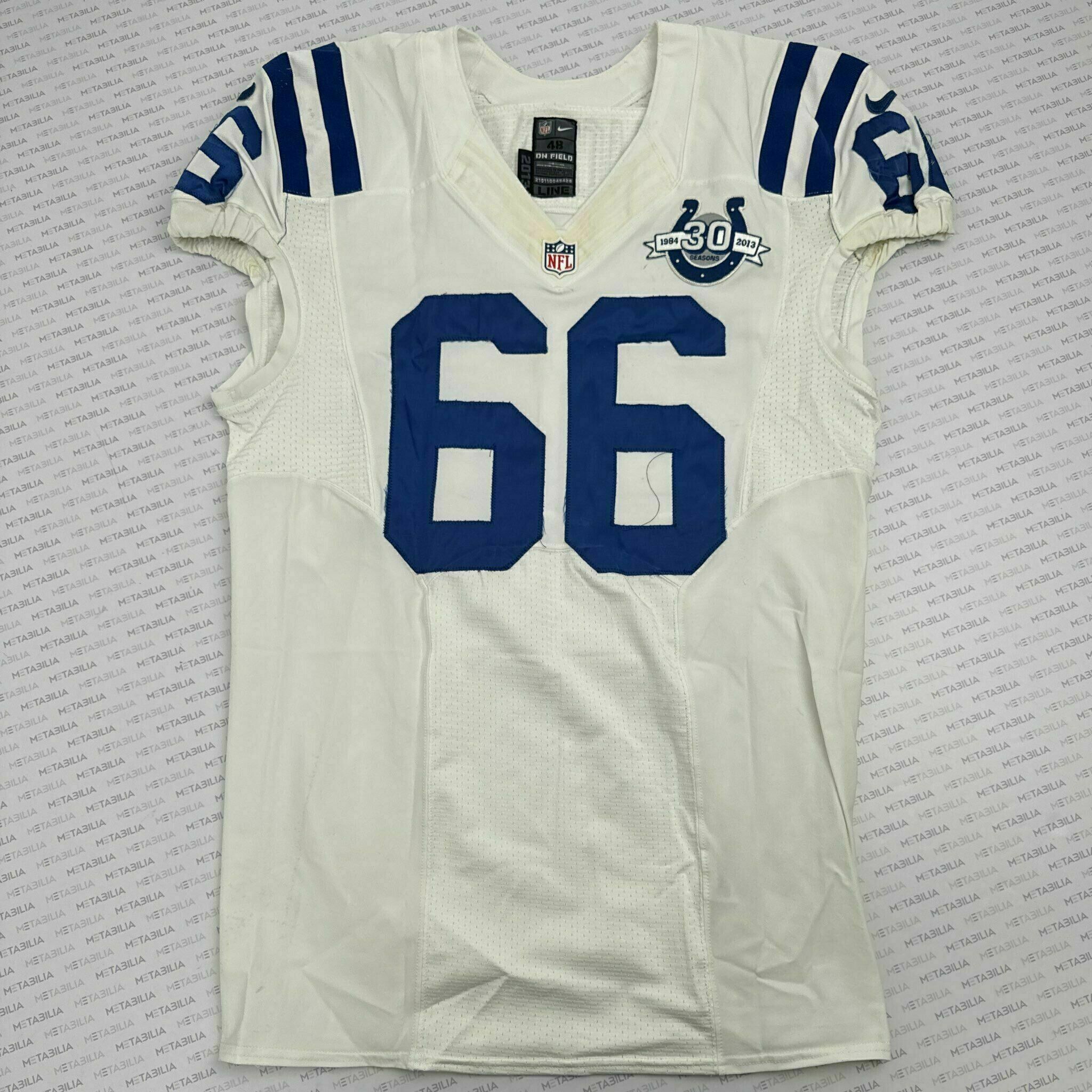 #66 Thomas Team-Issued White Jersey