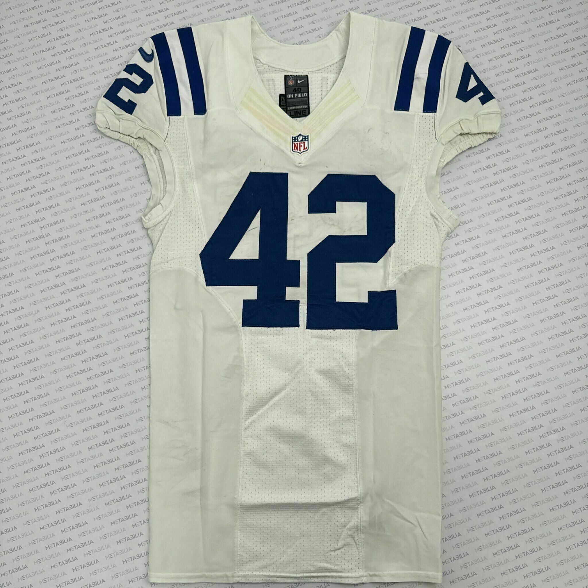 #42 Toliver Team-Issued White Jersey