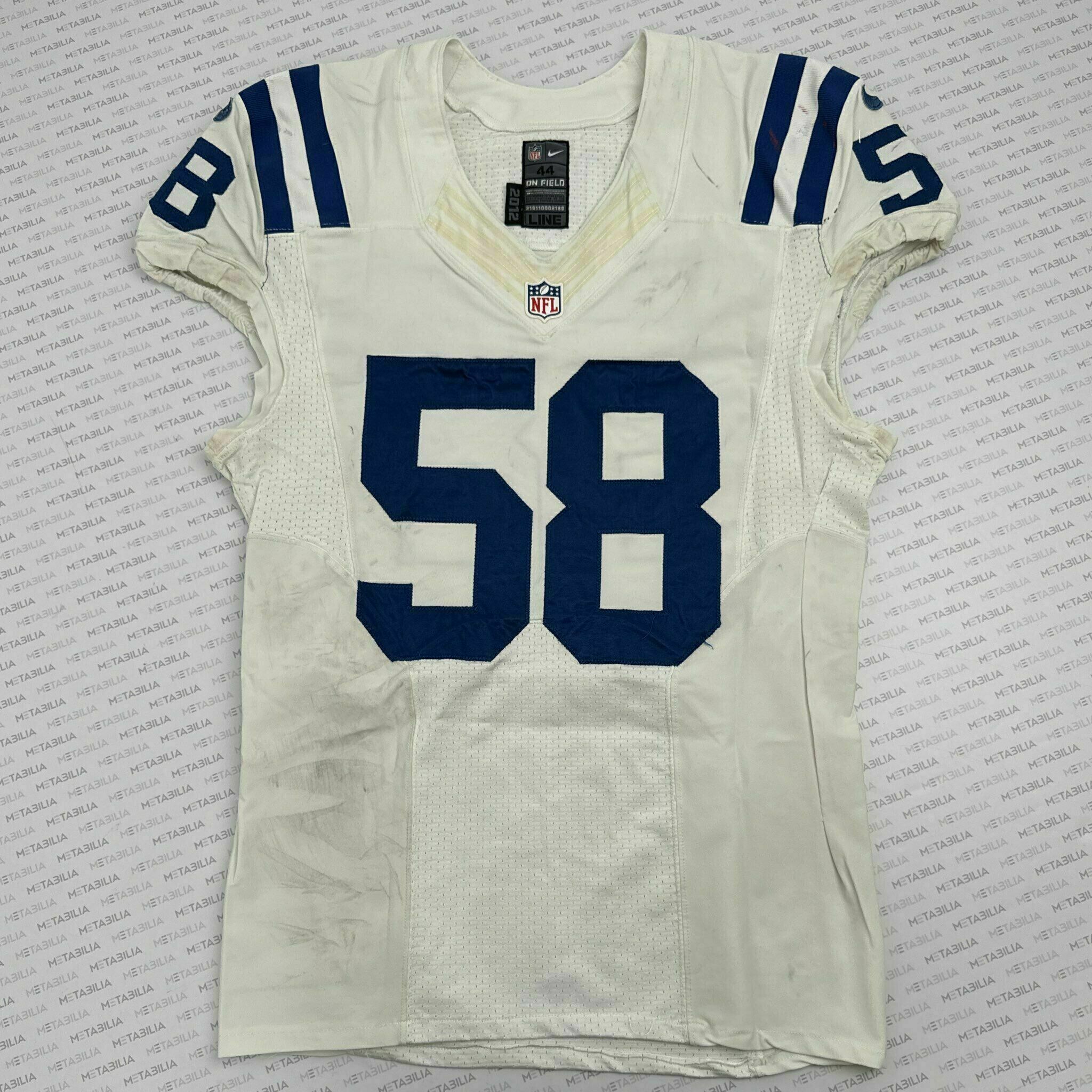 #58 Fokou Team-Issued White Jersey