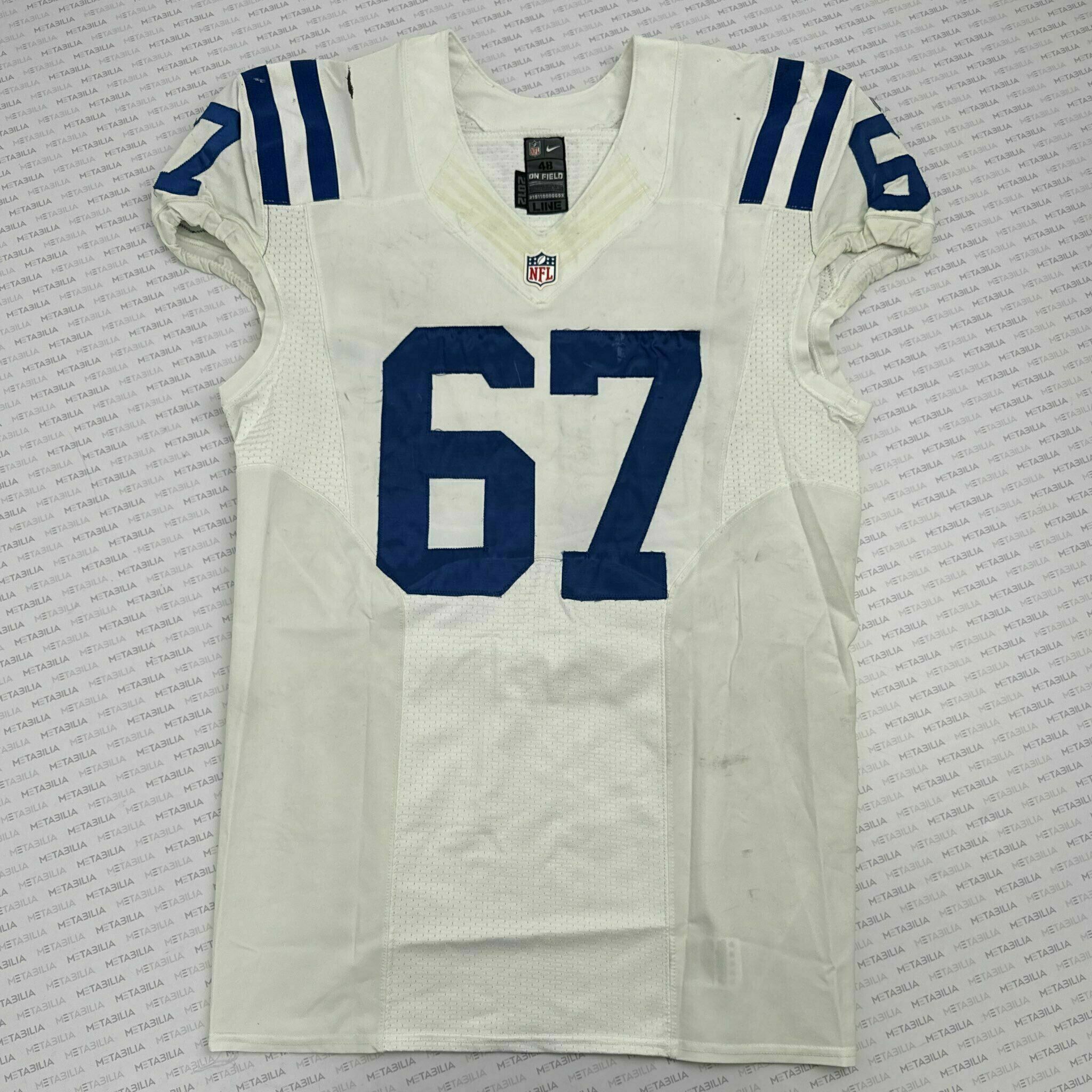 #67 Bailey Team-Issued White Jersey