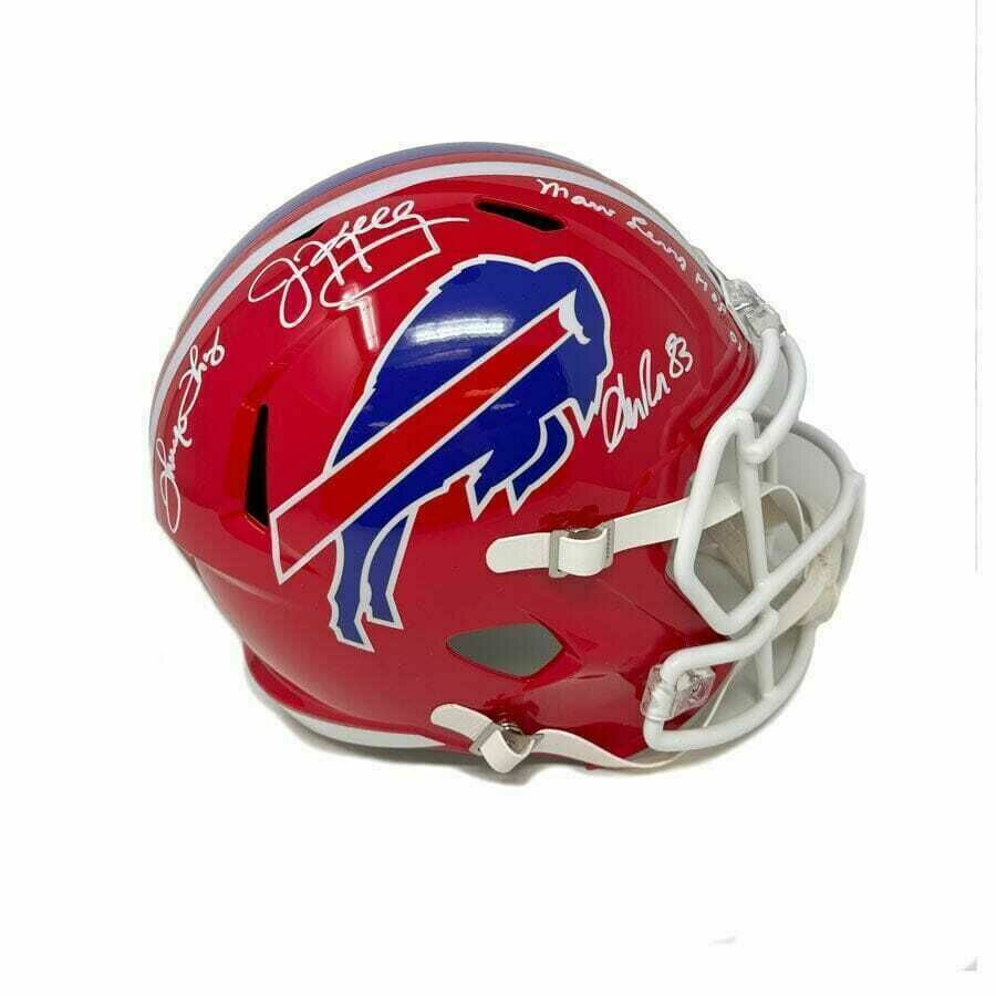 K-Gun Offense Signed Full Size Red Throwback Speed Replica Helmet