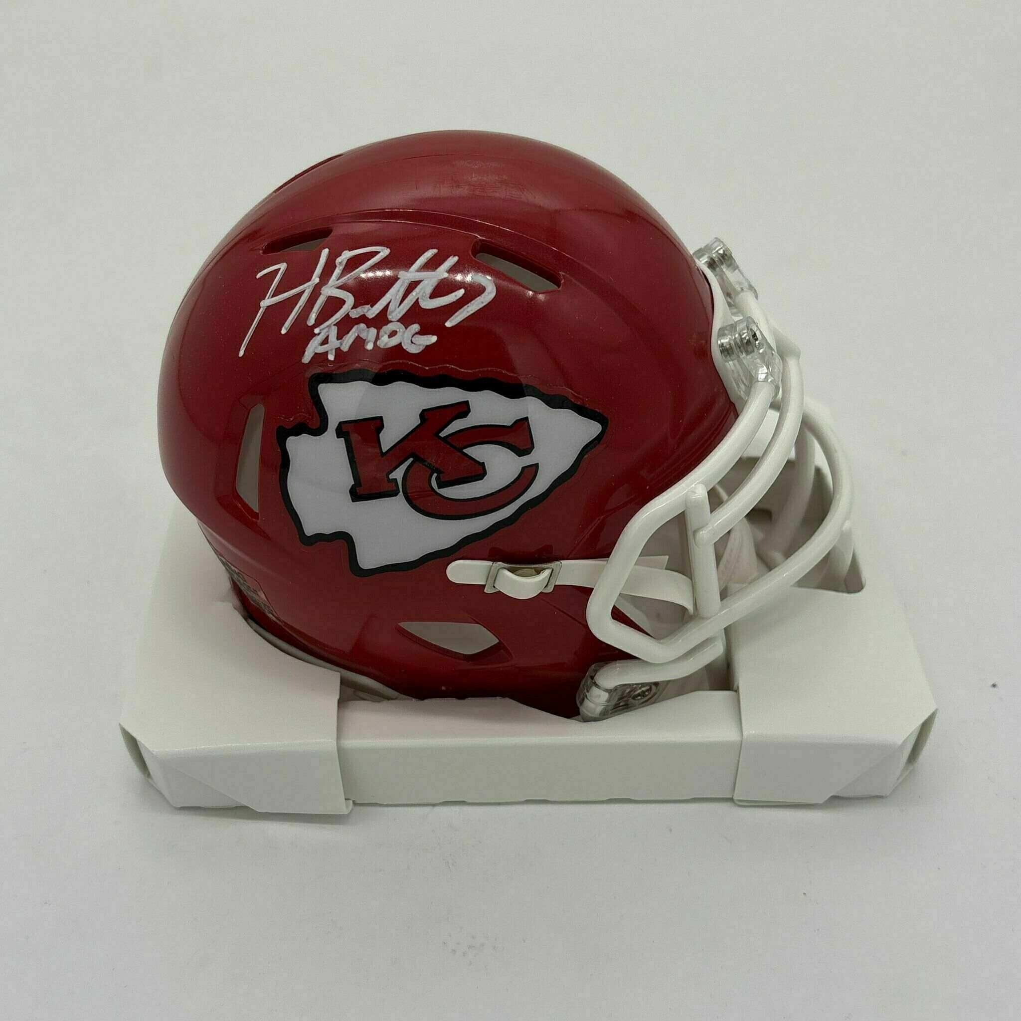 Harrison Butker Signed Speed Mini Helmet