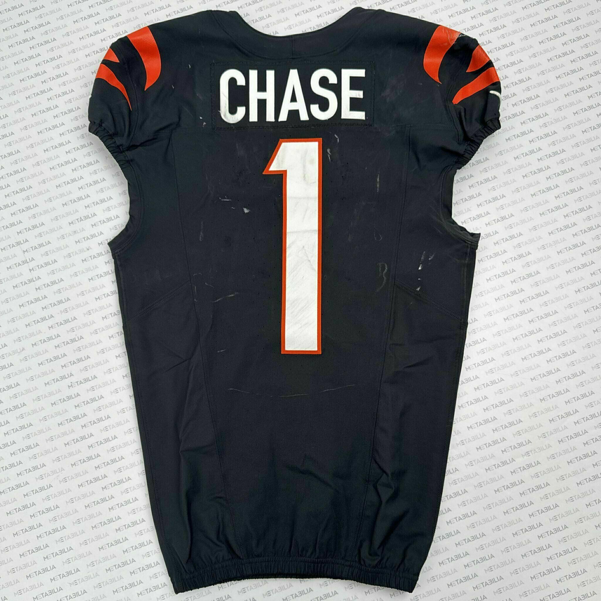 #1 Ja'Marr Chase Game-Worn Jersey vs NYJ