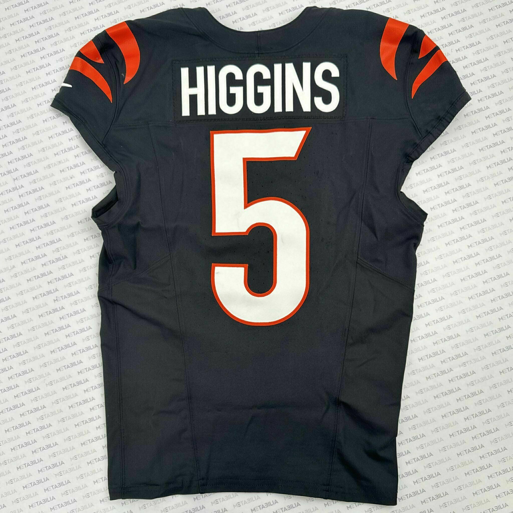 #5 Tee Higgins Game-Worn Jersey vs NYJ