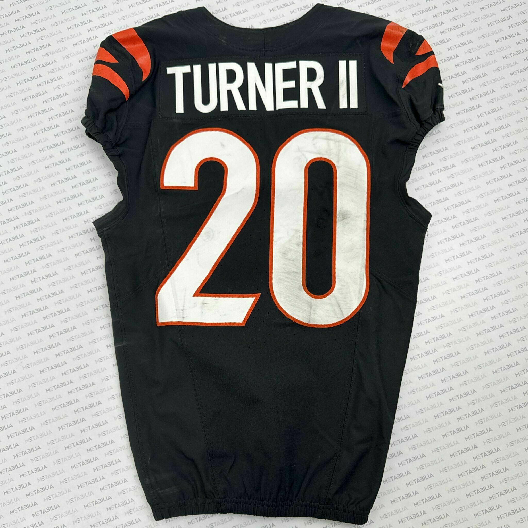#20 DJ Turner II Game-Worn Jersey vs NYJ