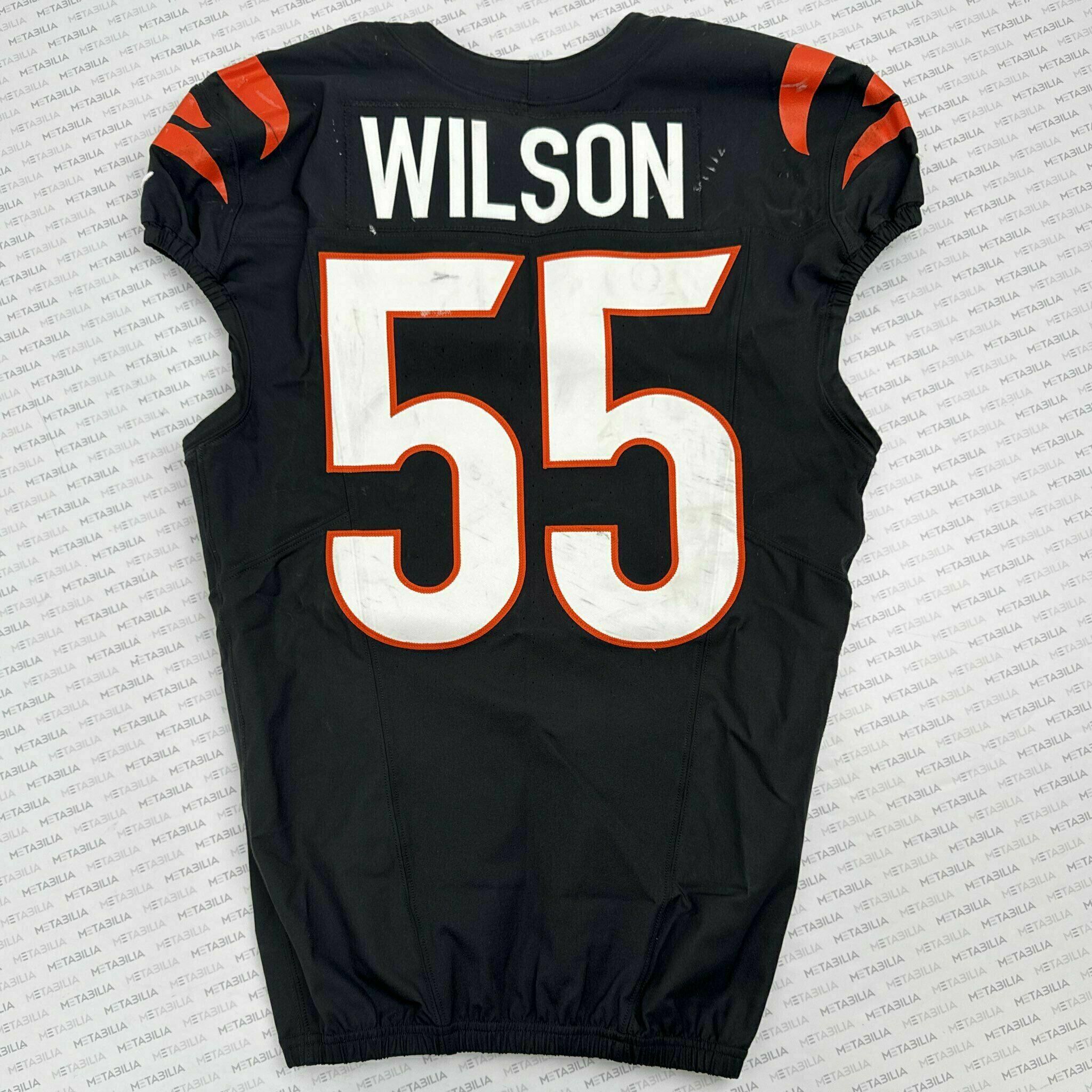 #55 Logan Wilson Game-Worn Jersey vs NYJ