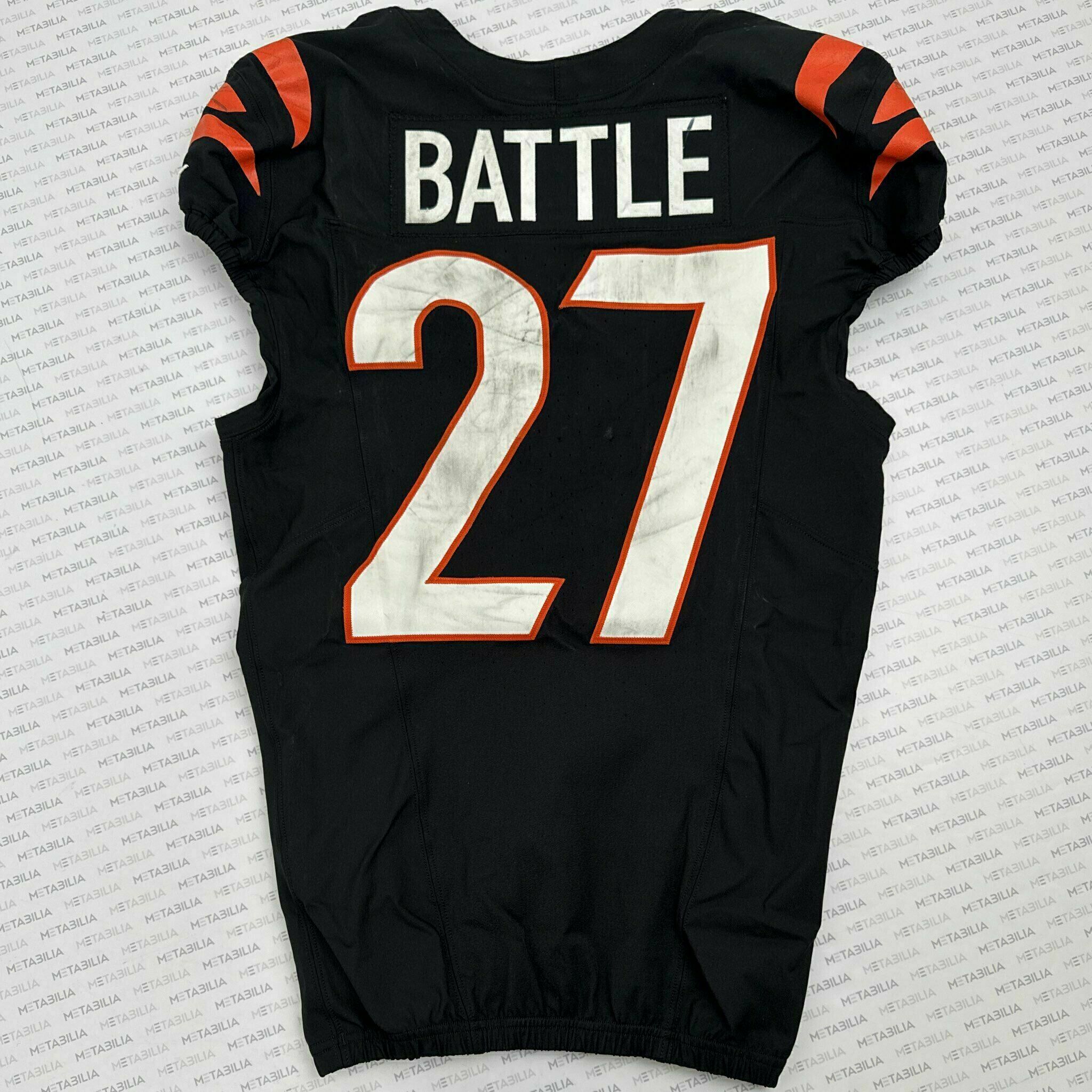 #27 Jordan Battles Game-Worn Jersey vs Bears