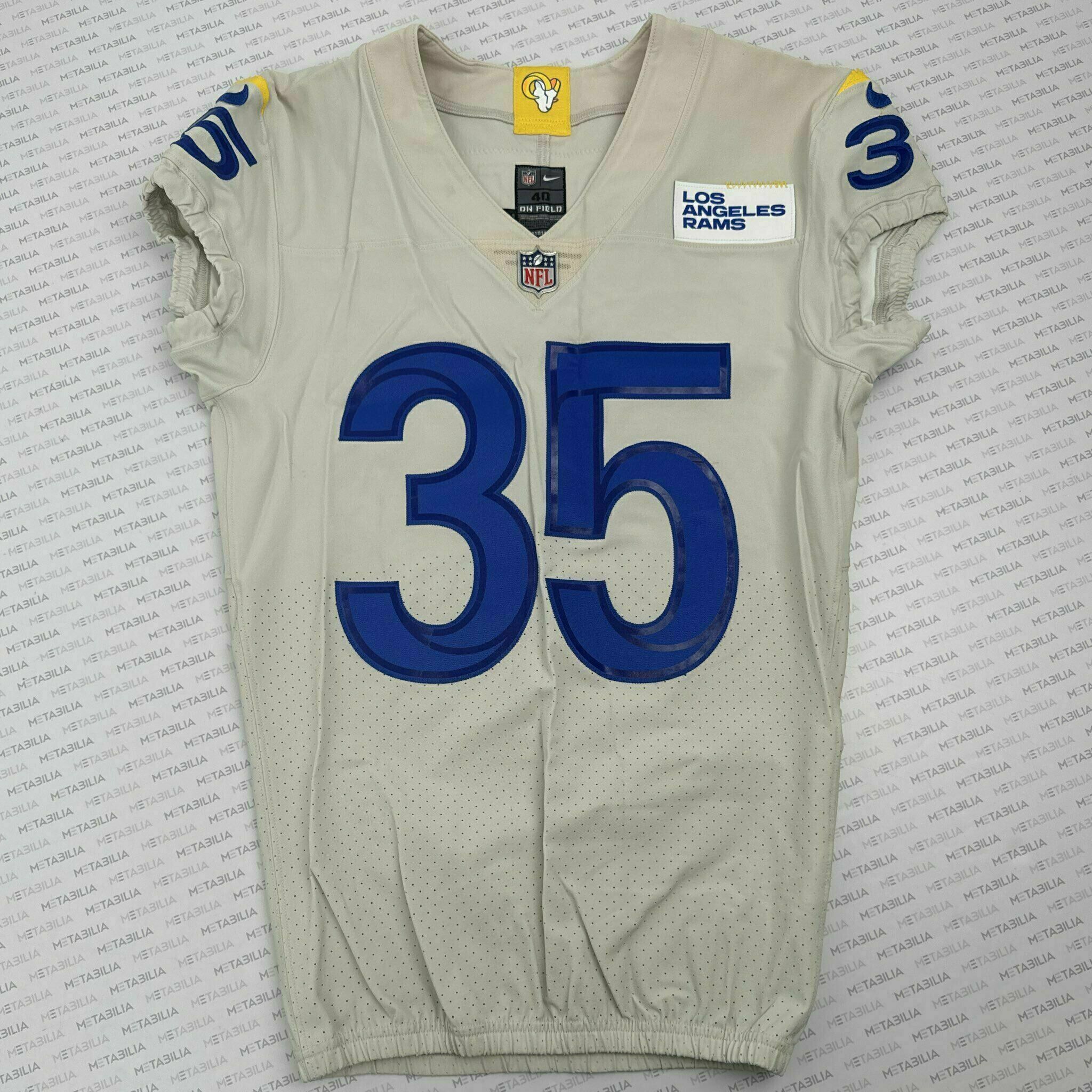 #35 Xavier Jones 2020 Game-Issued Jersey
