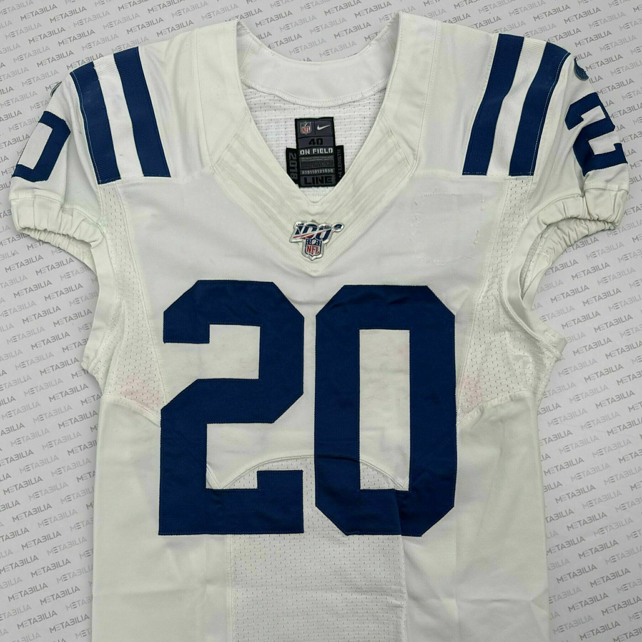 #20 Wilkins Team-Issued White Jersey
