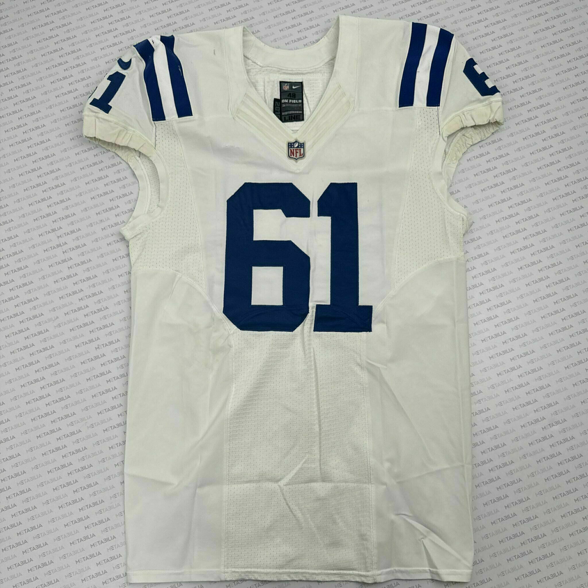 #61 Fabiano Team-Issued White Jersey