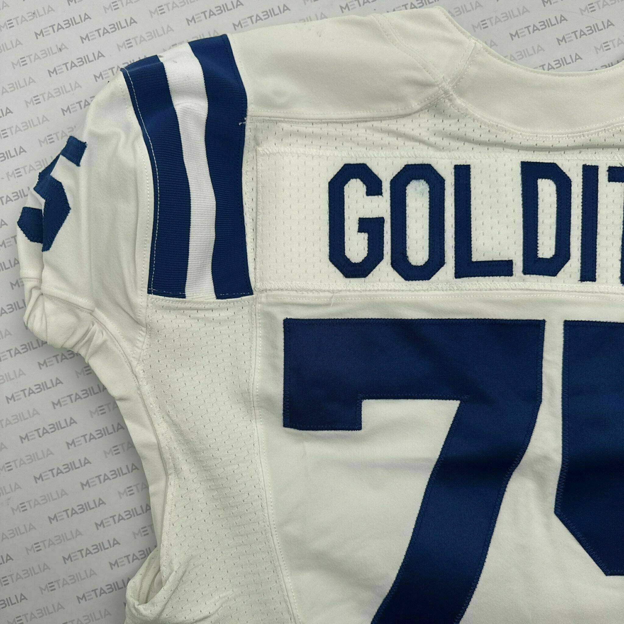 #75 Golditch Team-Issued White Jersey