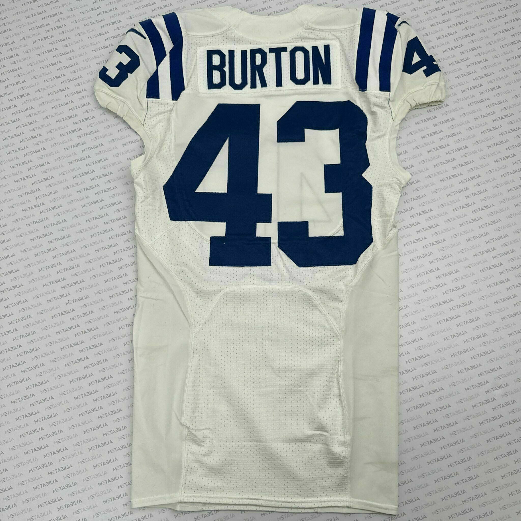 #43 Burton Team-Issued White Jersey