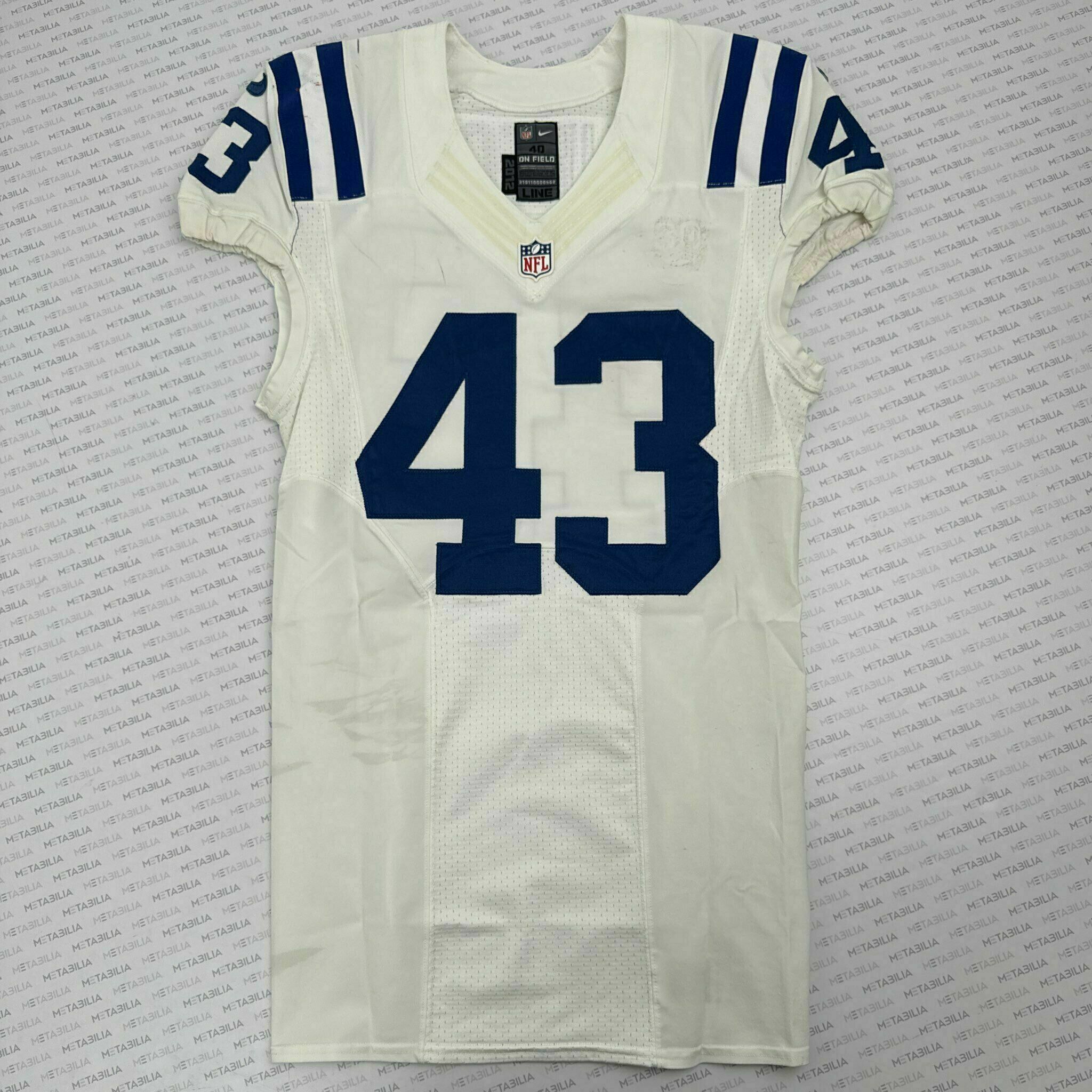 #43 Burton Team-Issued White Jersey