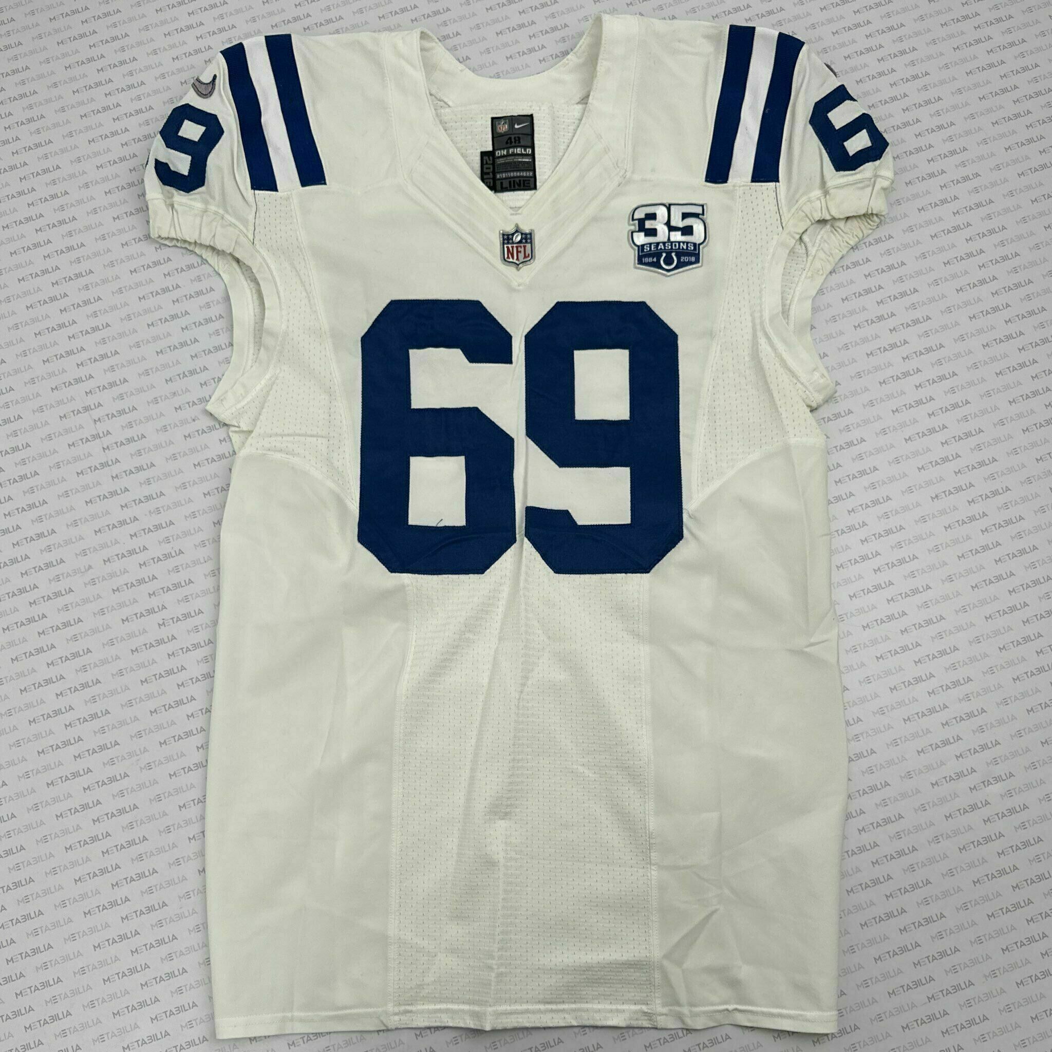 #69 Holden Team-Issued White Jersey