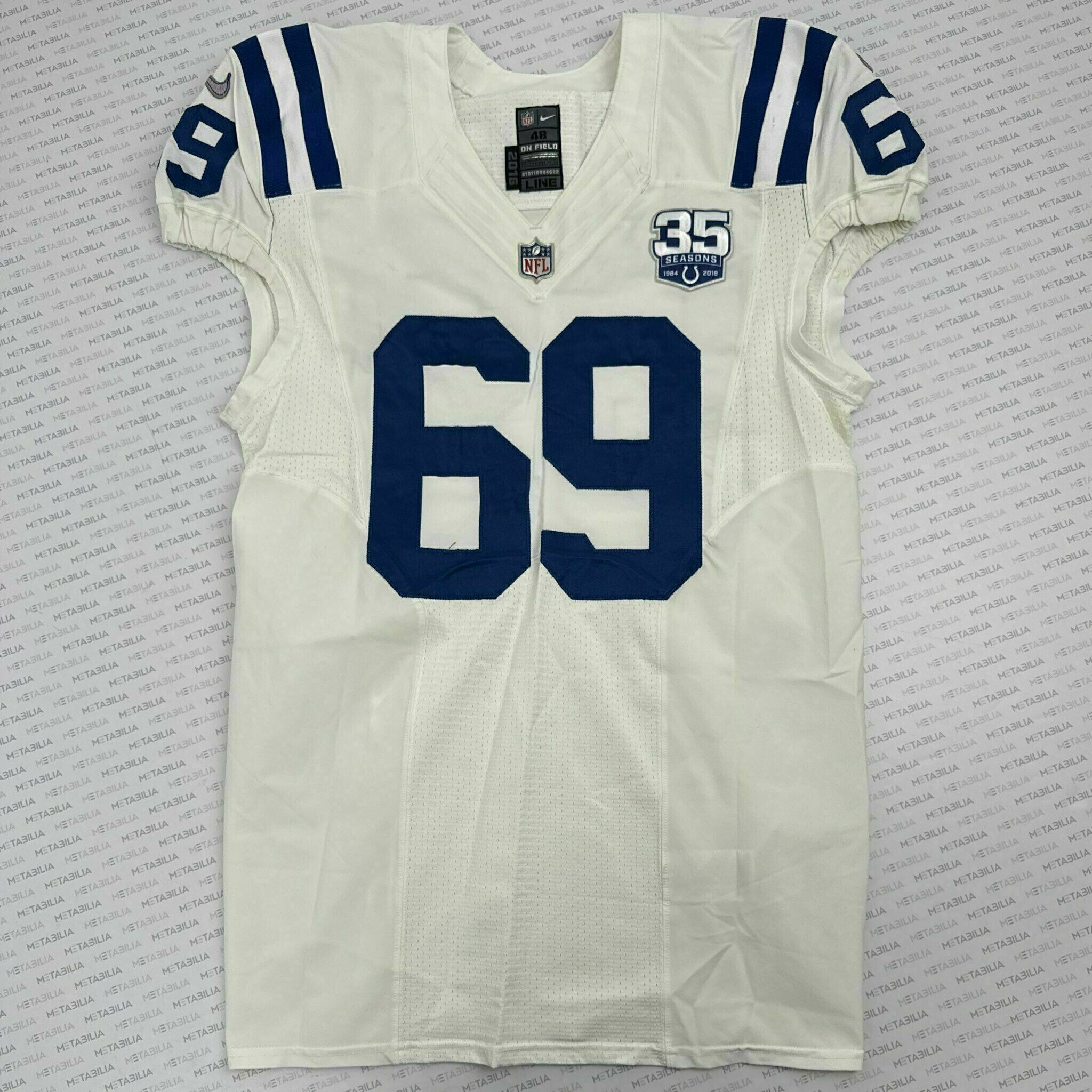 #69 Holden Team-Issued White Jersey