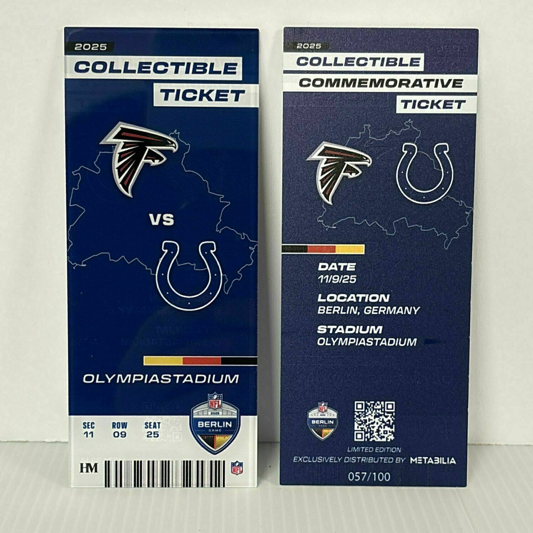 Commemorative BERLIN Ticket - Wk10 vs Falcons