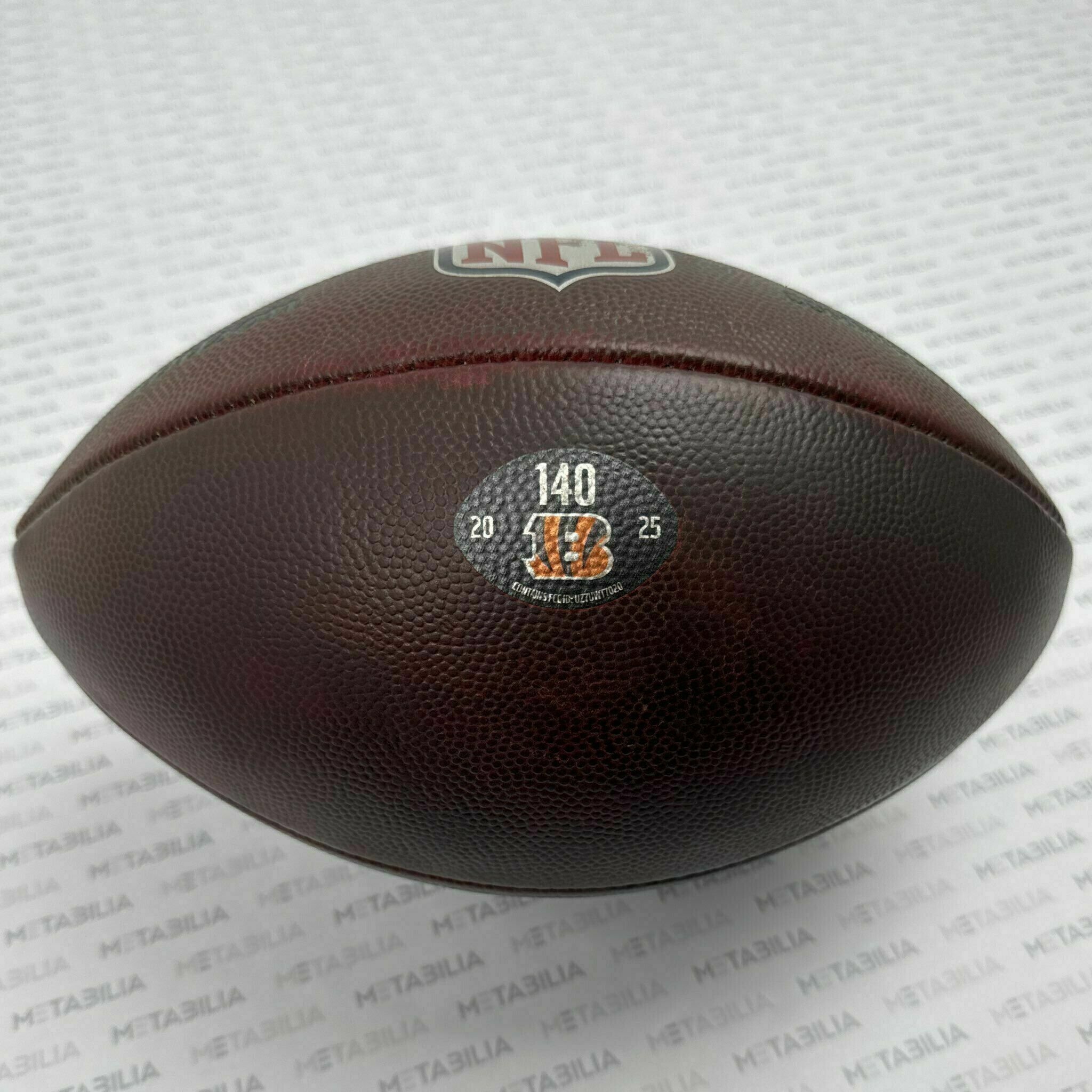 Bengals Game-Used Ball #140 vs NYJ