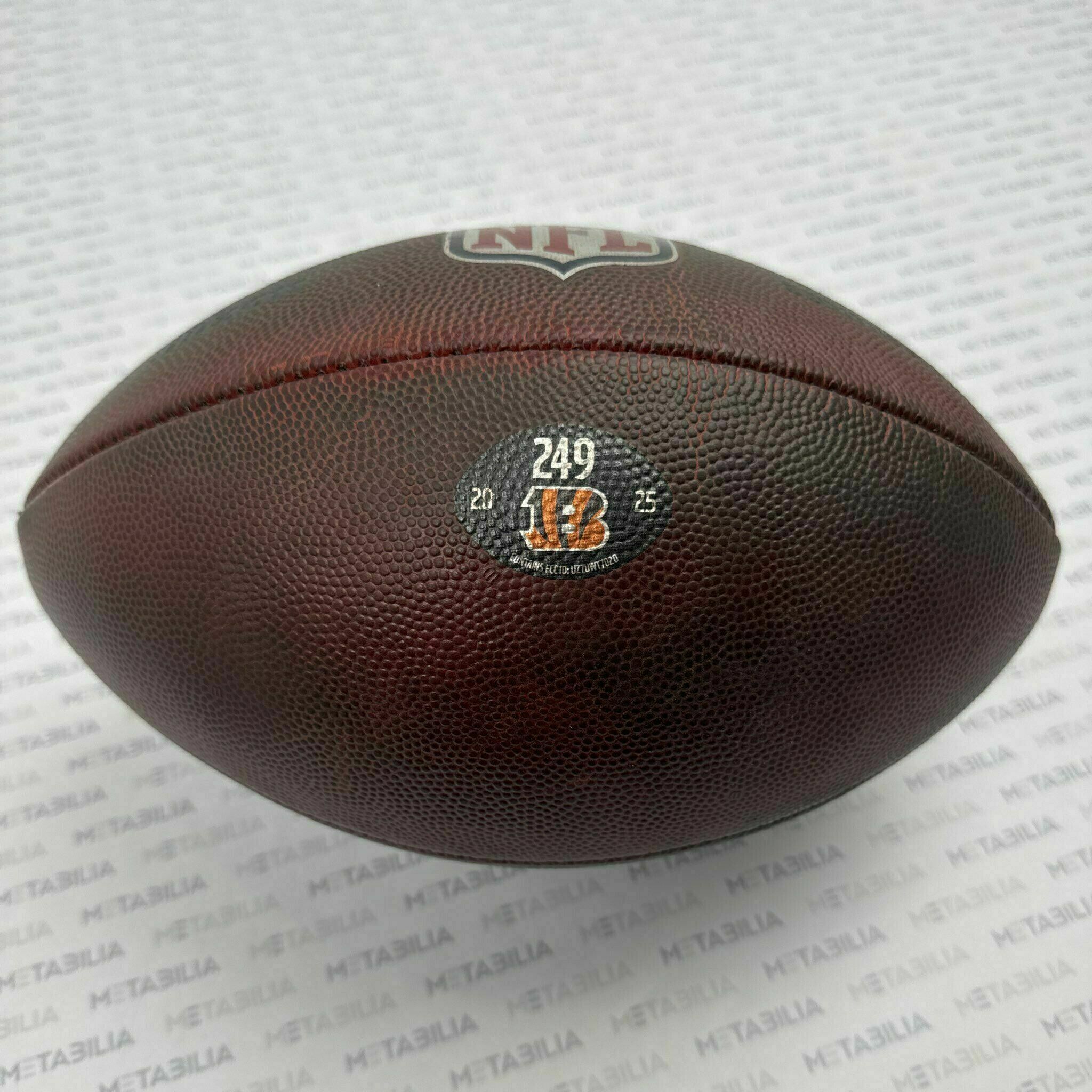 Bengals Game-Used Ball #249 vs Steelers 10/16