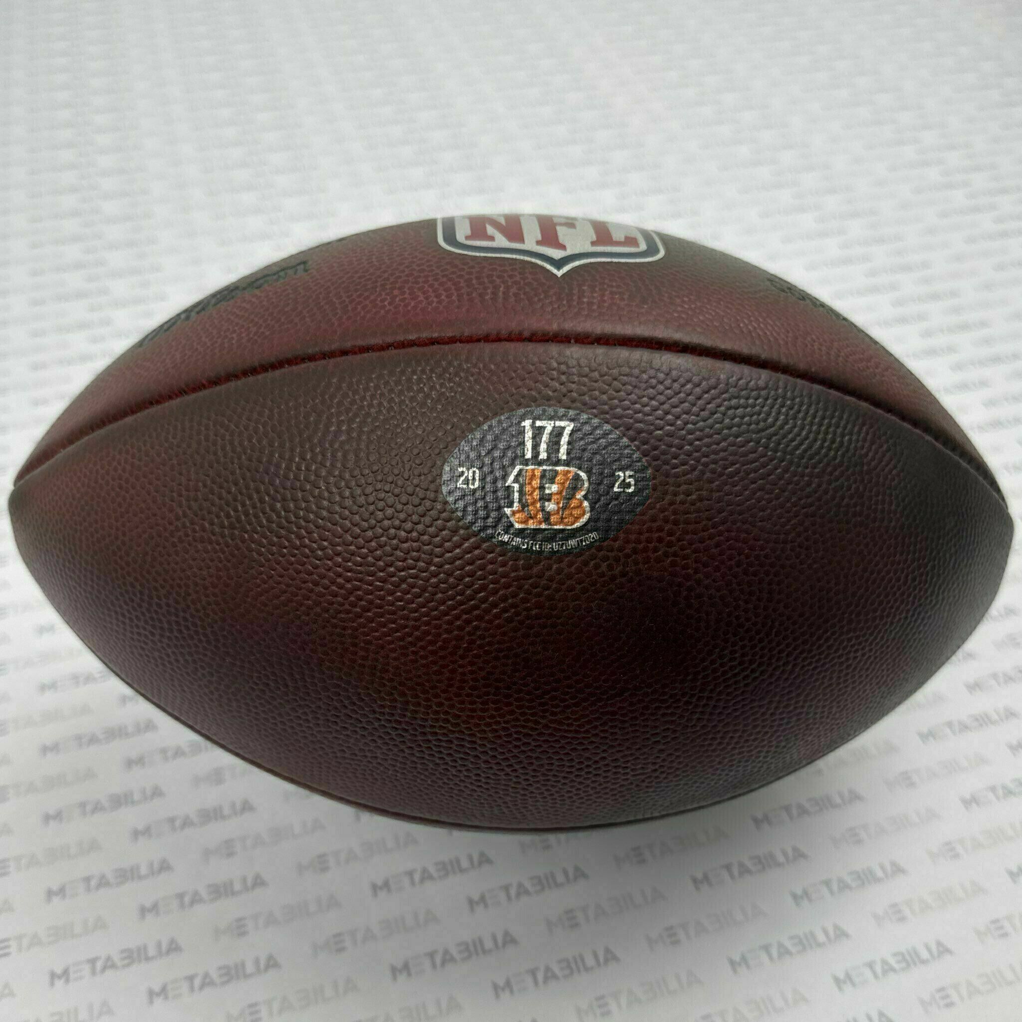 Bengals Game-Used Ball #177 vs NYJ