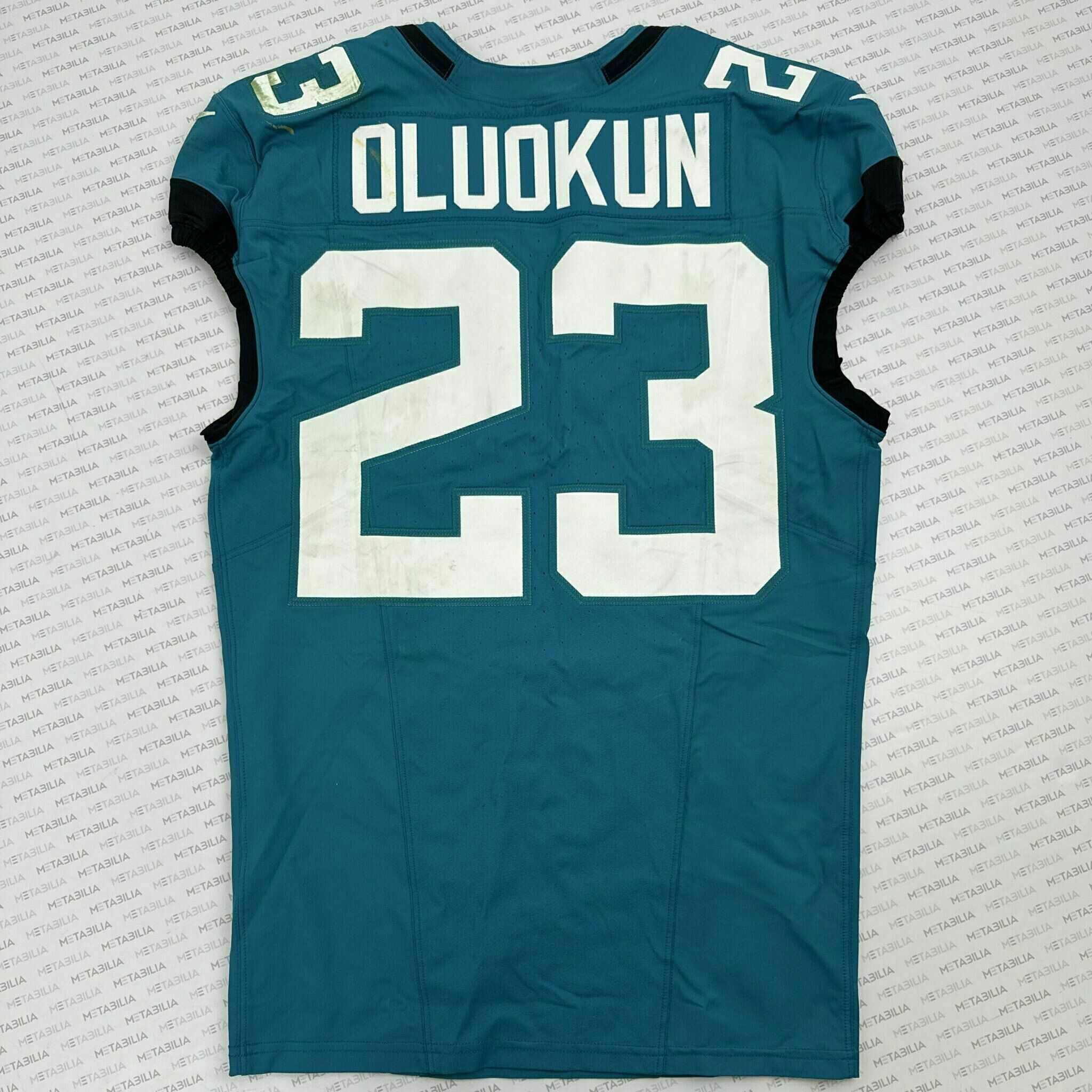#23 Foyesade Oluokun Game-Worn Jersey vs. Chargers