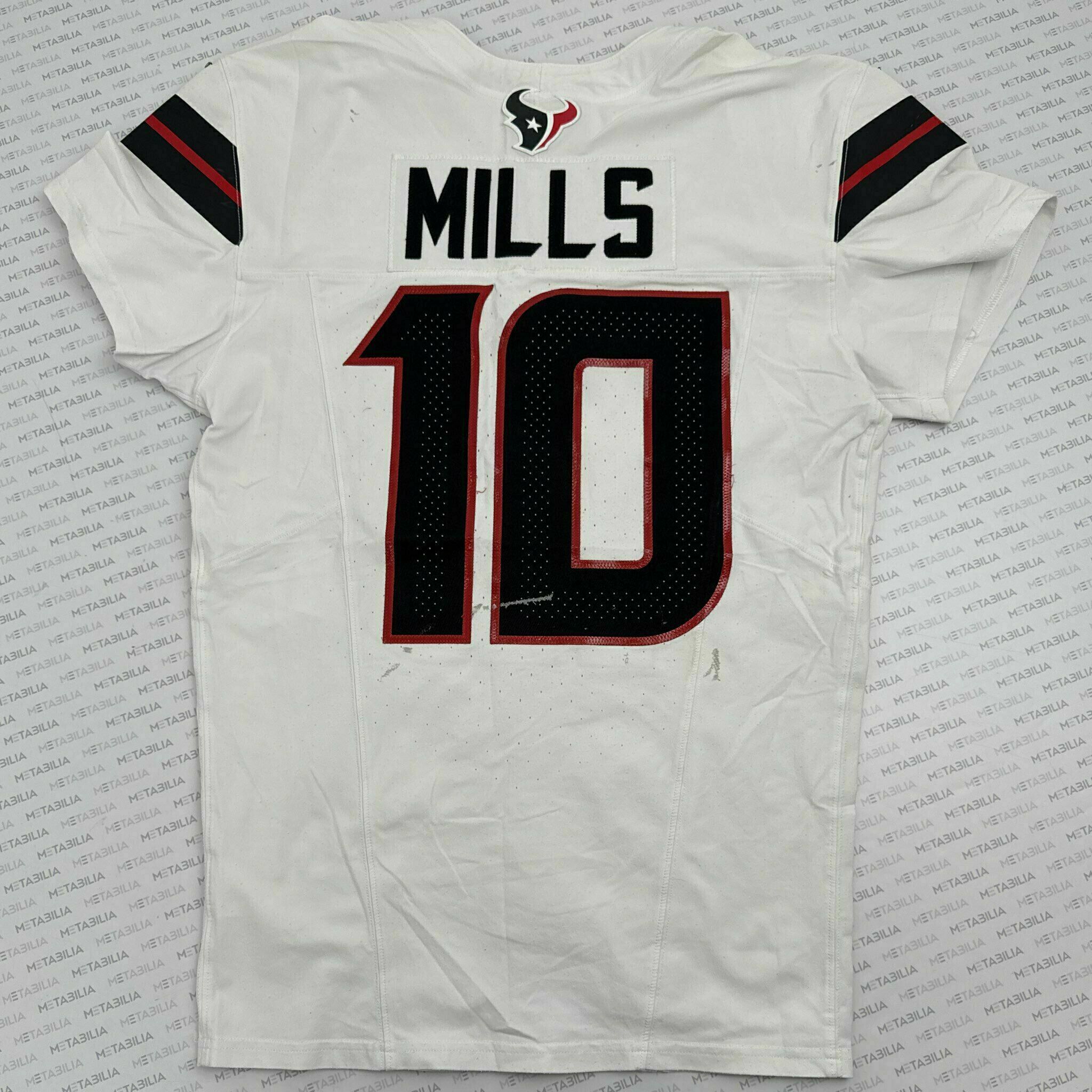#10 Davis Mills Game-Worn Jersey vs Titans