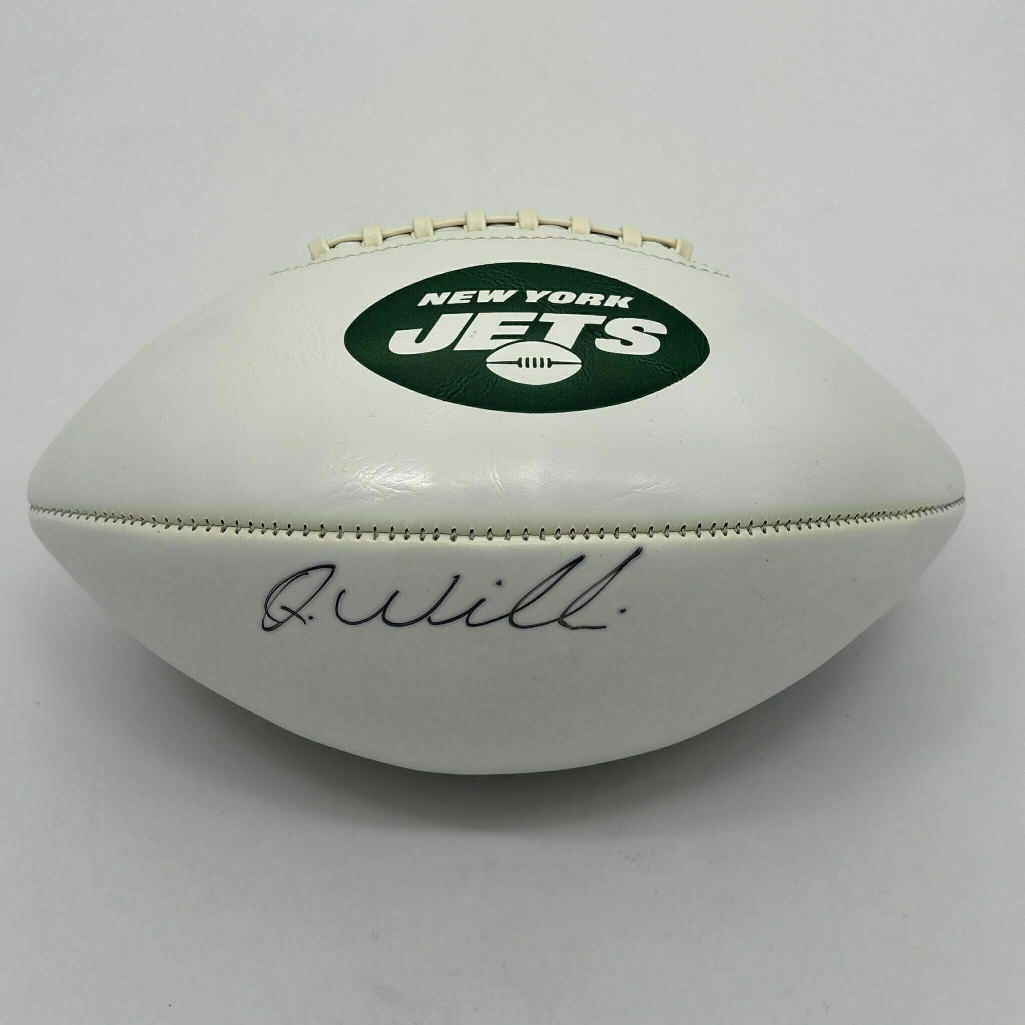 Quinnen Williams Signed Logo Ball (Old Logo) ROOKIE SIGNATURE