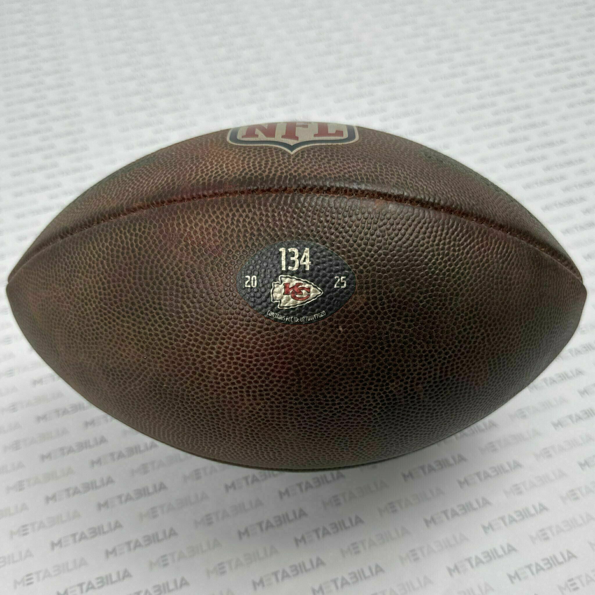 Chiefs Game-Used Ball #134 vs DEN