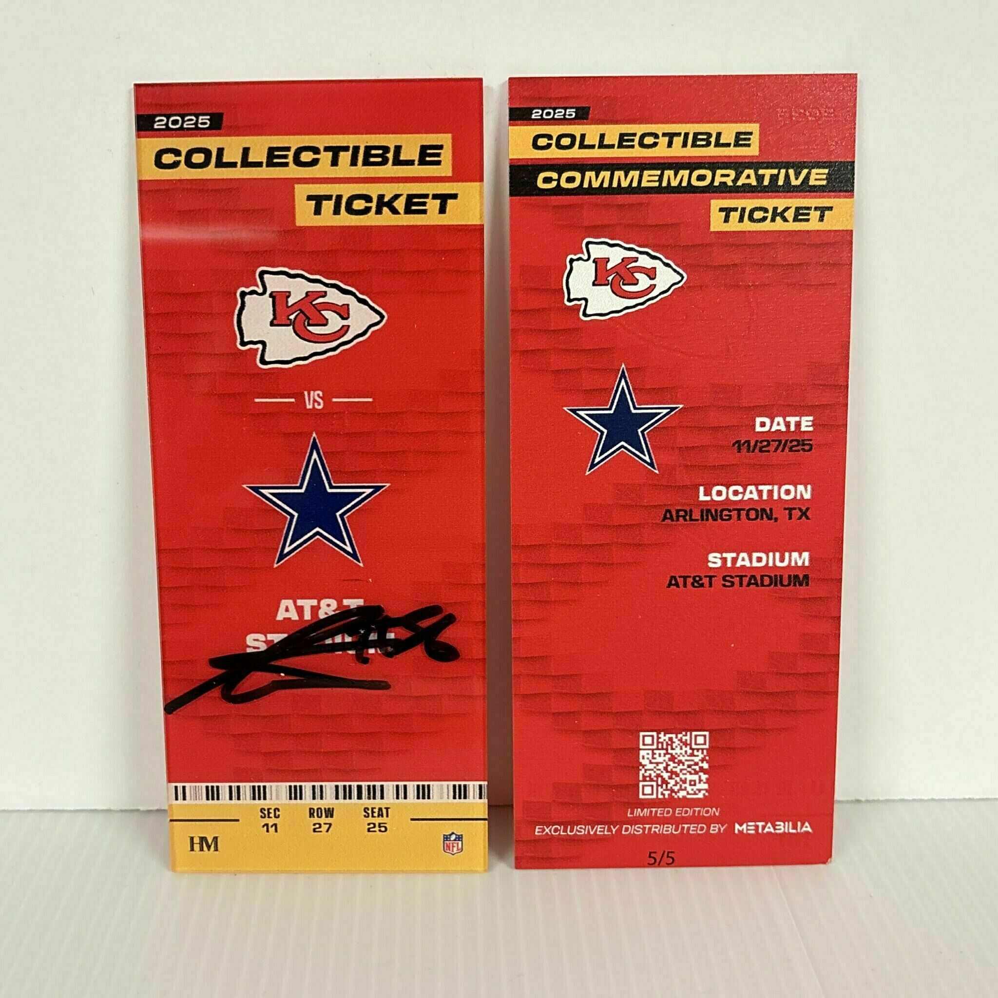 George Karlaftis Signed Commemorative Ticket - Wk13 vs Cowboys