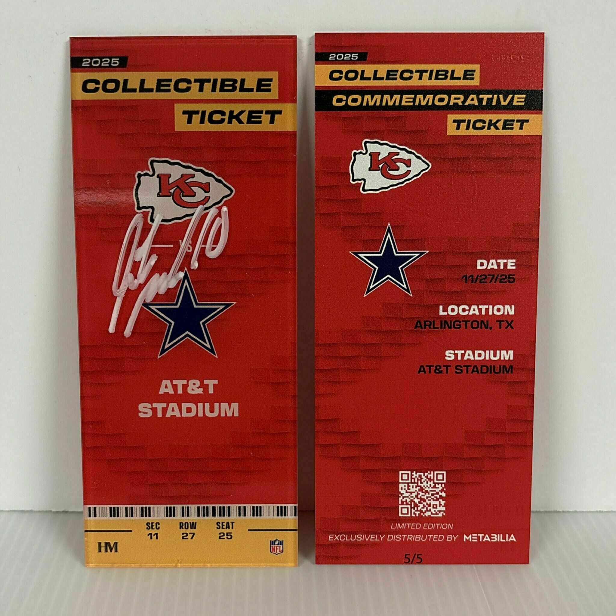 Isiah Pacheco Signed Commemorative Ticket - Wk13 vs Cowboys