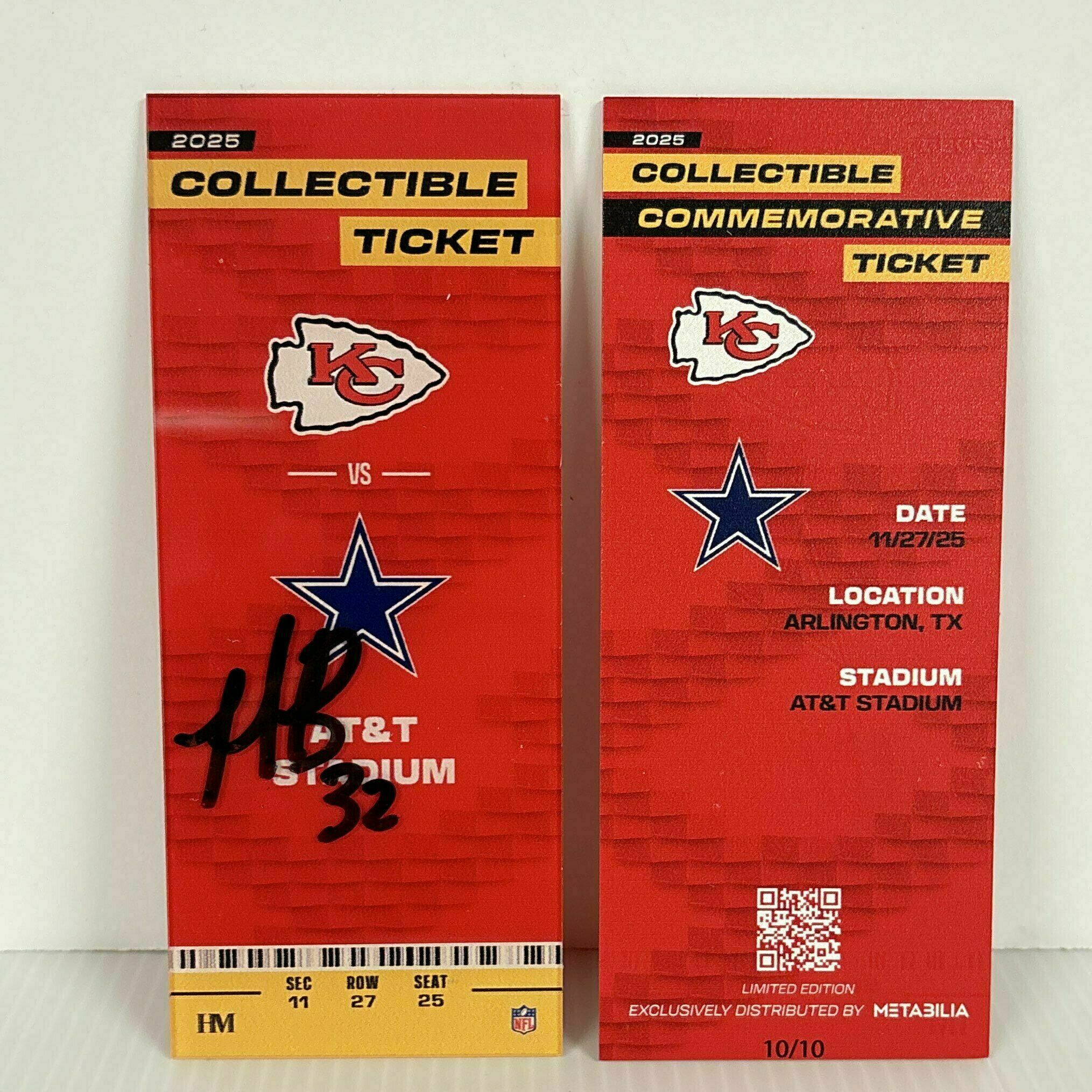 Nick Bolton Signed Commemorative Ticket - Wk13 vs Cowboys