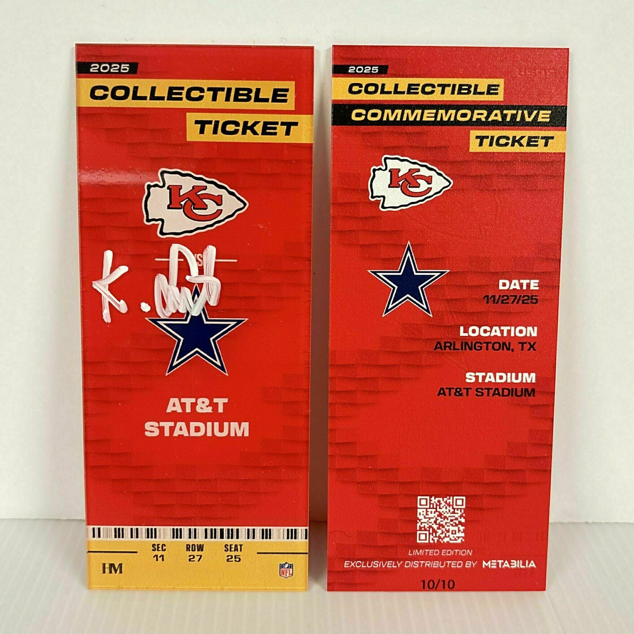 Kingsley Suamataia Signed Commemorative Ticket - Wk13 vs Cowboys