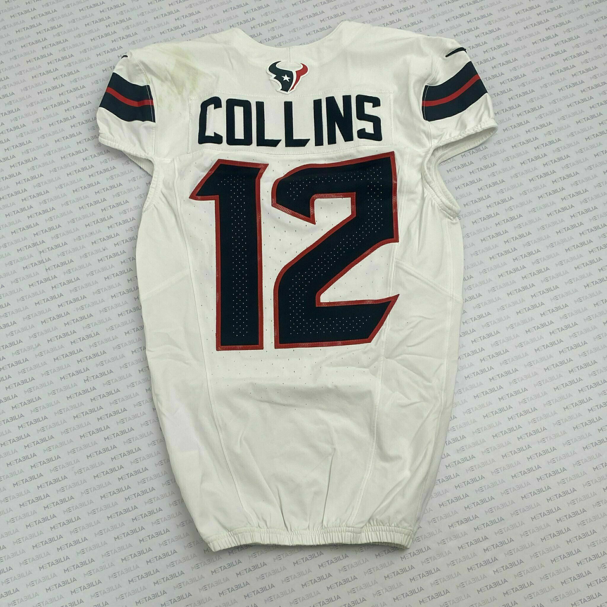 #12 Nico Collins Game-Worn Jersey vs. Ravens