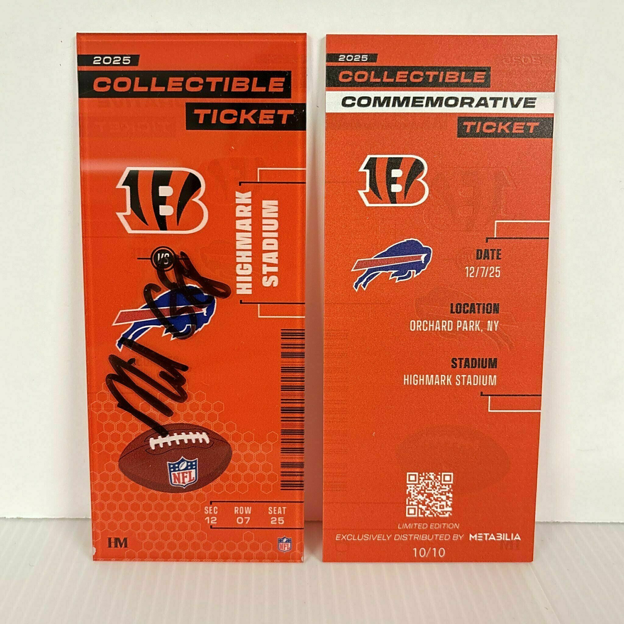 Mike Gesicki Signed Commemorative Ticket - Wk14 vs Bills