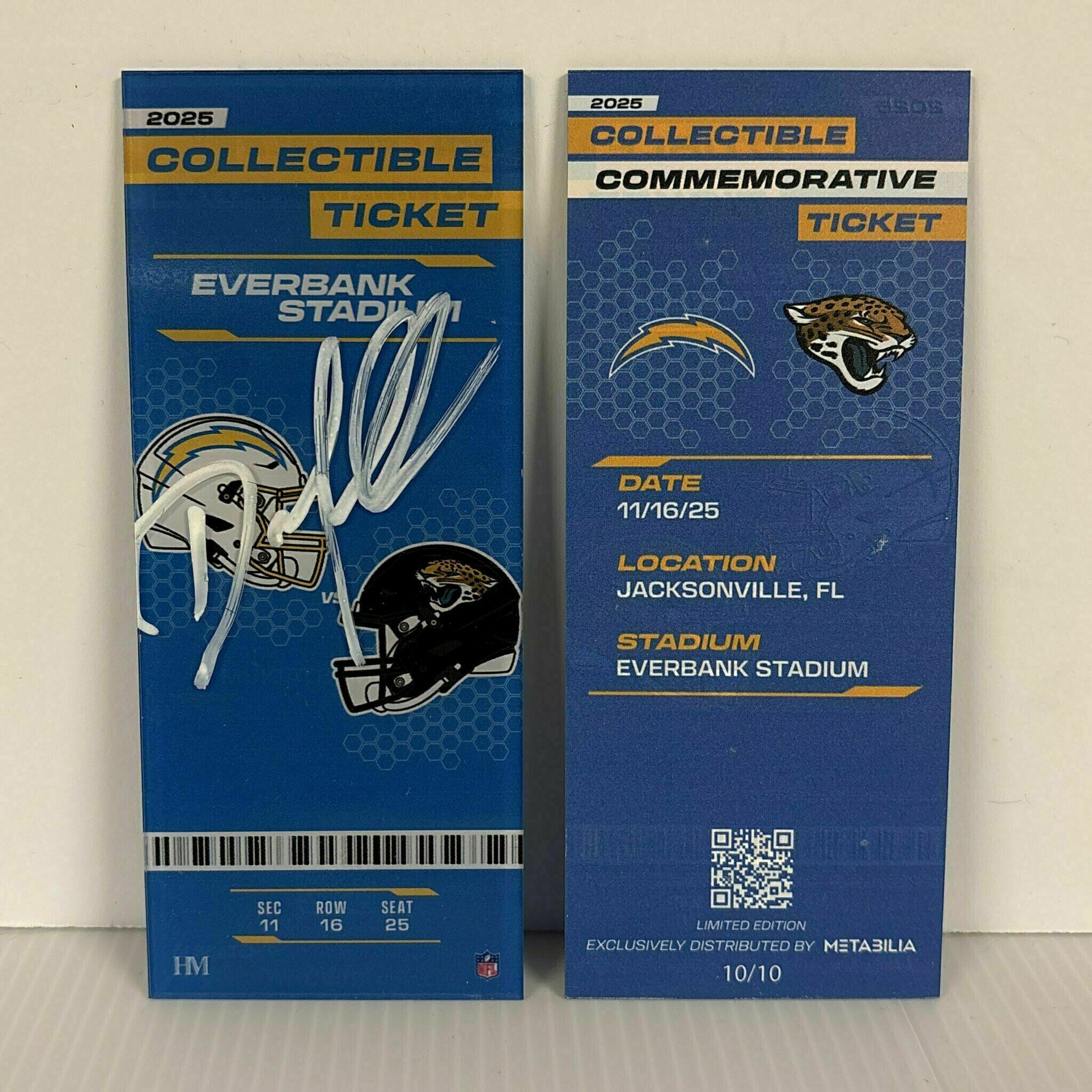 Odafe Oweh Signed Commemorative Ticket - Wk11 vs Jaguars