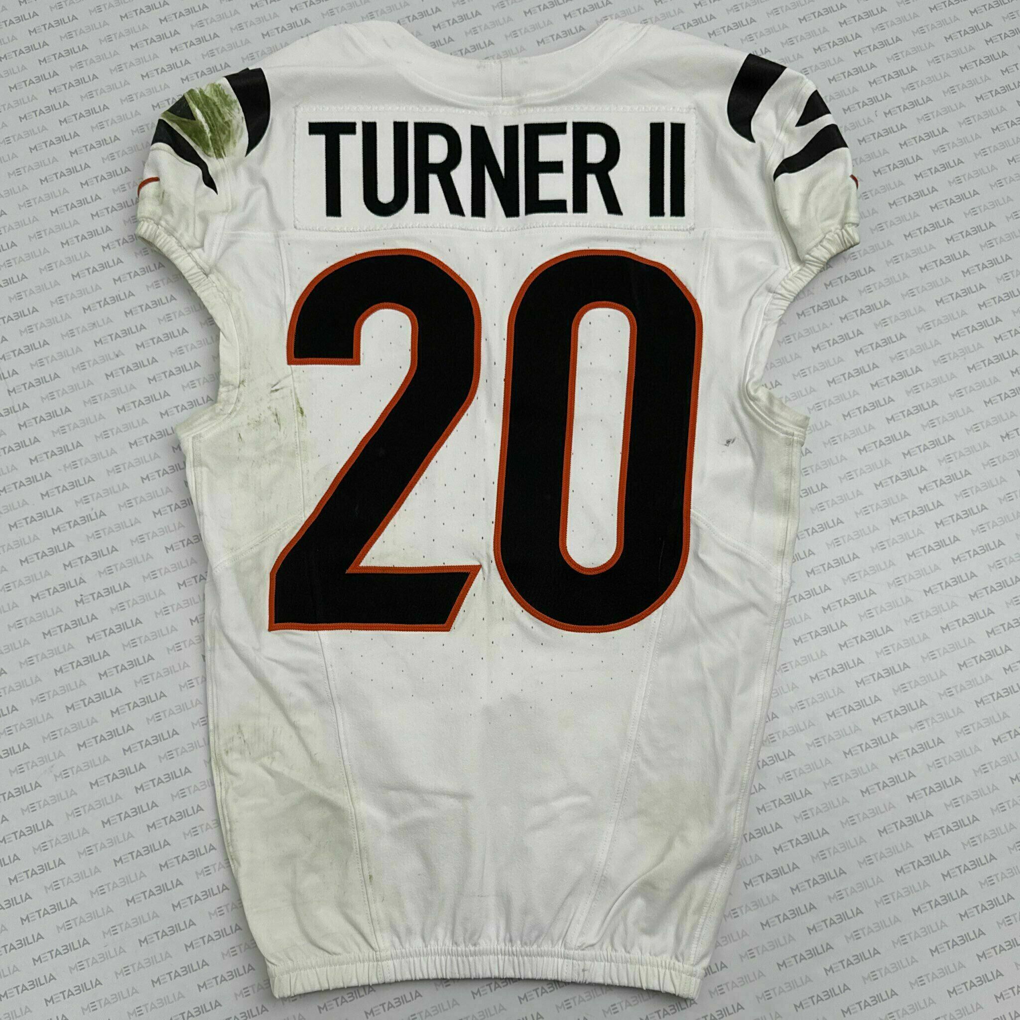 #20 DJ Turner II Game-Worn Jersey vs Steelers