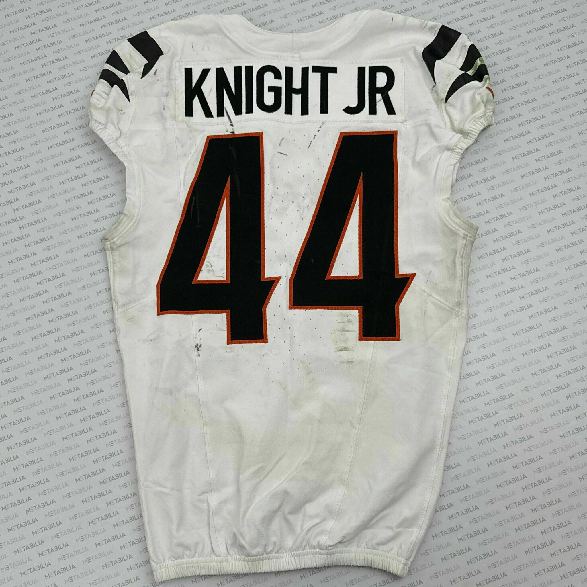 #44 Demetrius Knight Jr. Game-Worn Jersey vs Steelers