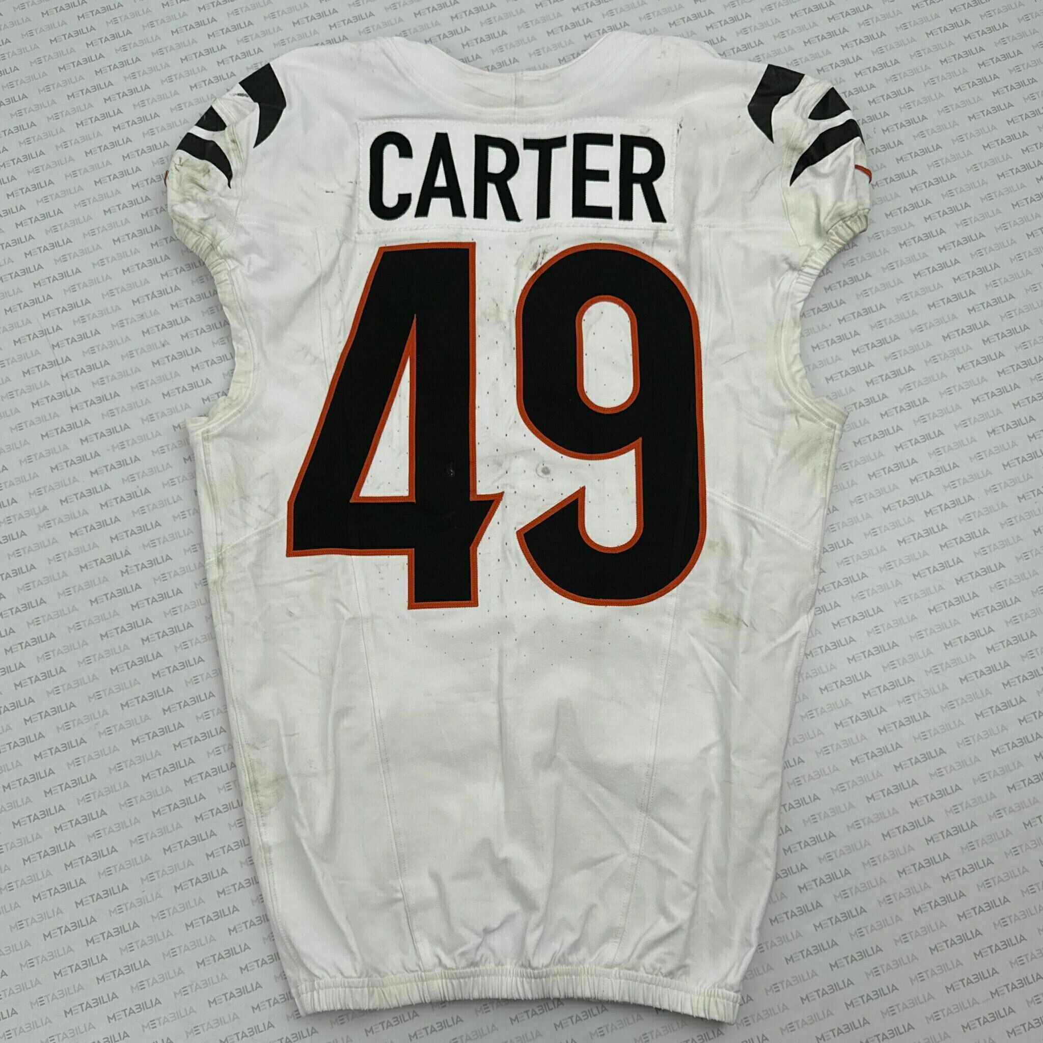 #49 Barrett Carter Game-Worn Jersey vs Steelers