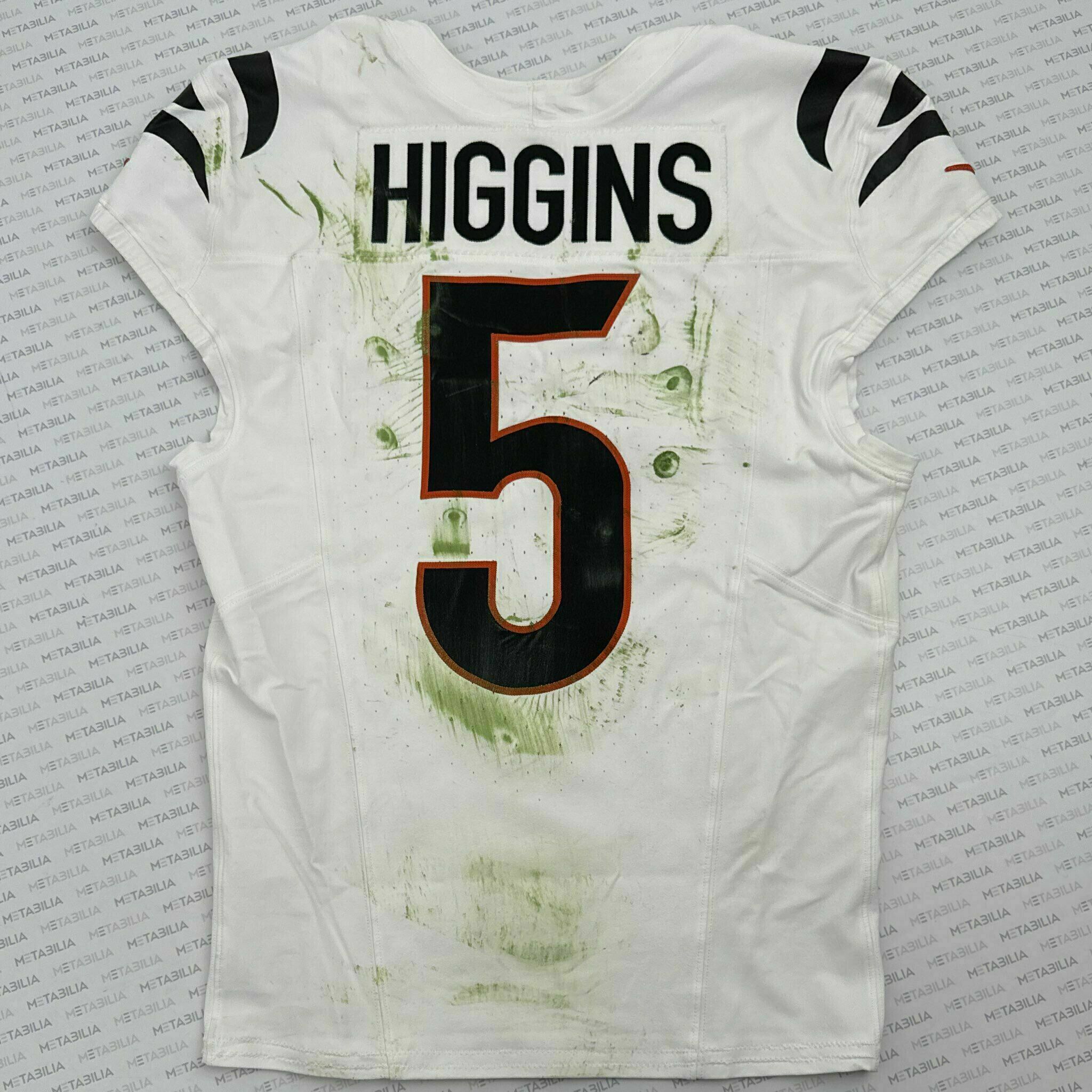 #5 Tee Higgins Game-Worn Jersey vs Steelers