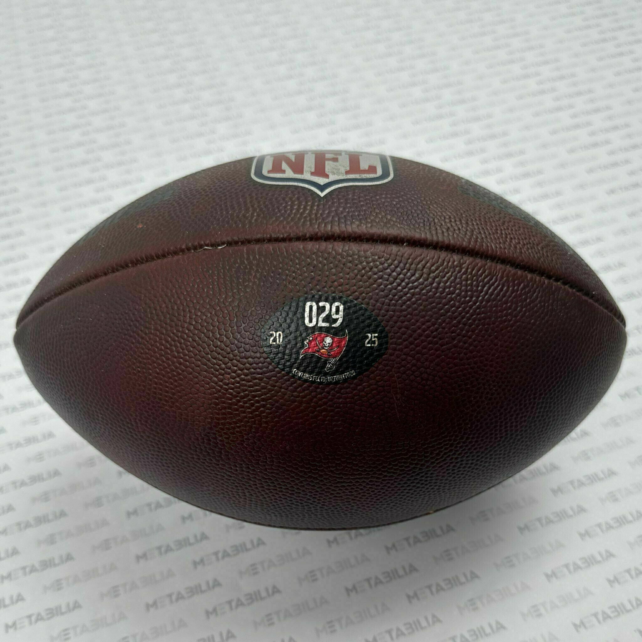 Buccaneers Game-Used Ball #029 vs Patriots & Bills