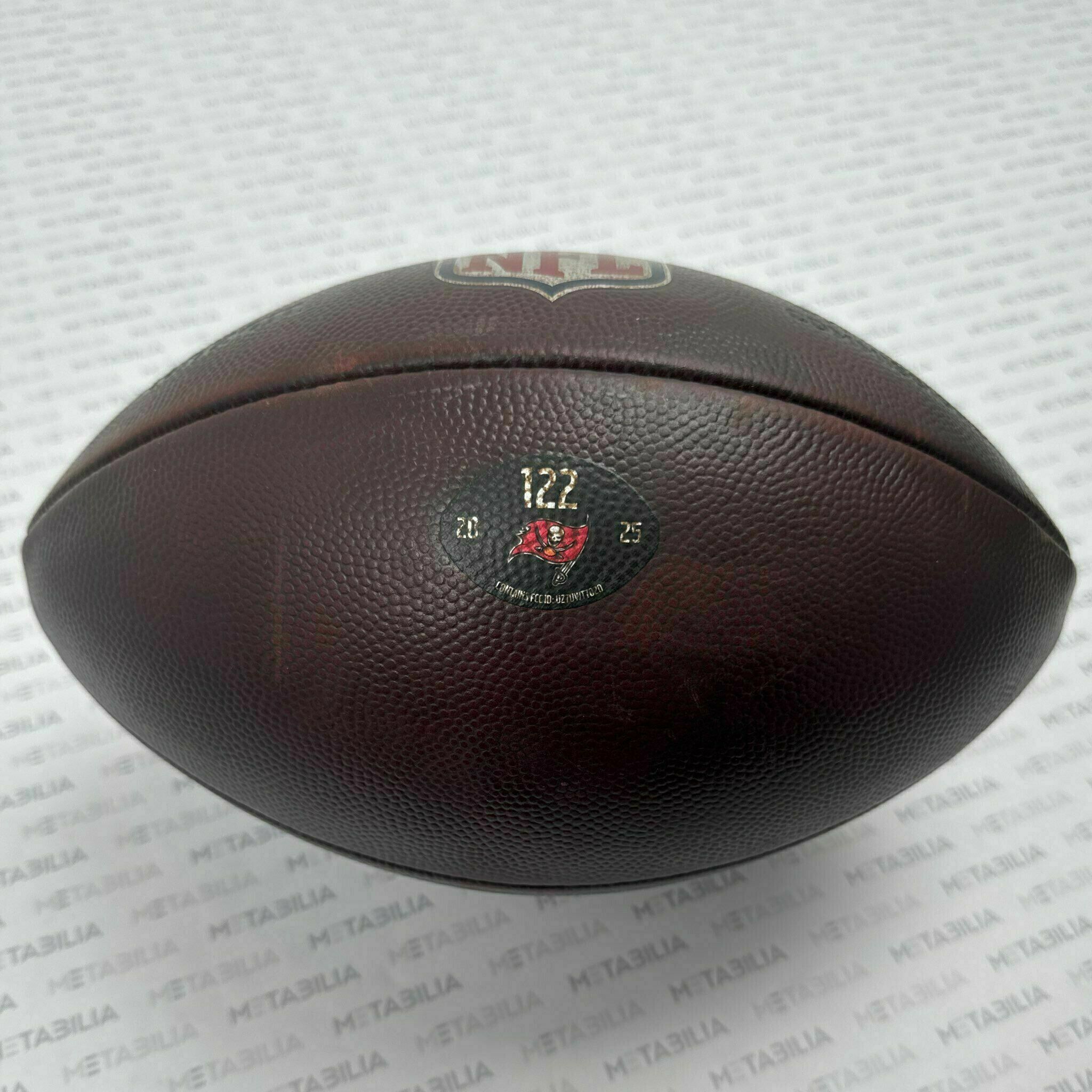 Buccaneers Game-Used Ball #122 vs Patriots & Bills