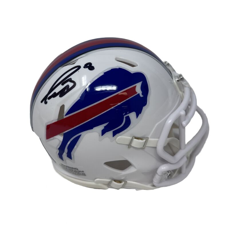 Terrel Bernard Signed Buffalo Bills 2021 Speed Mini Helmet