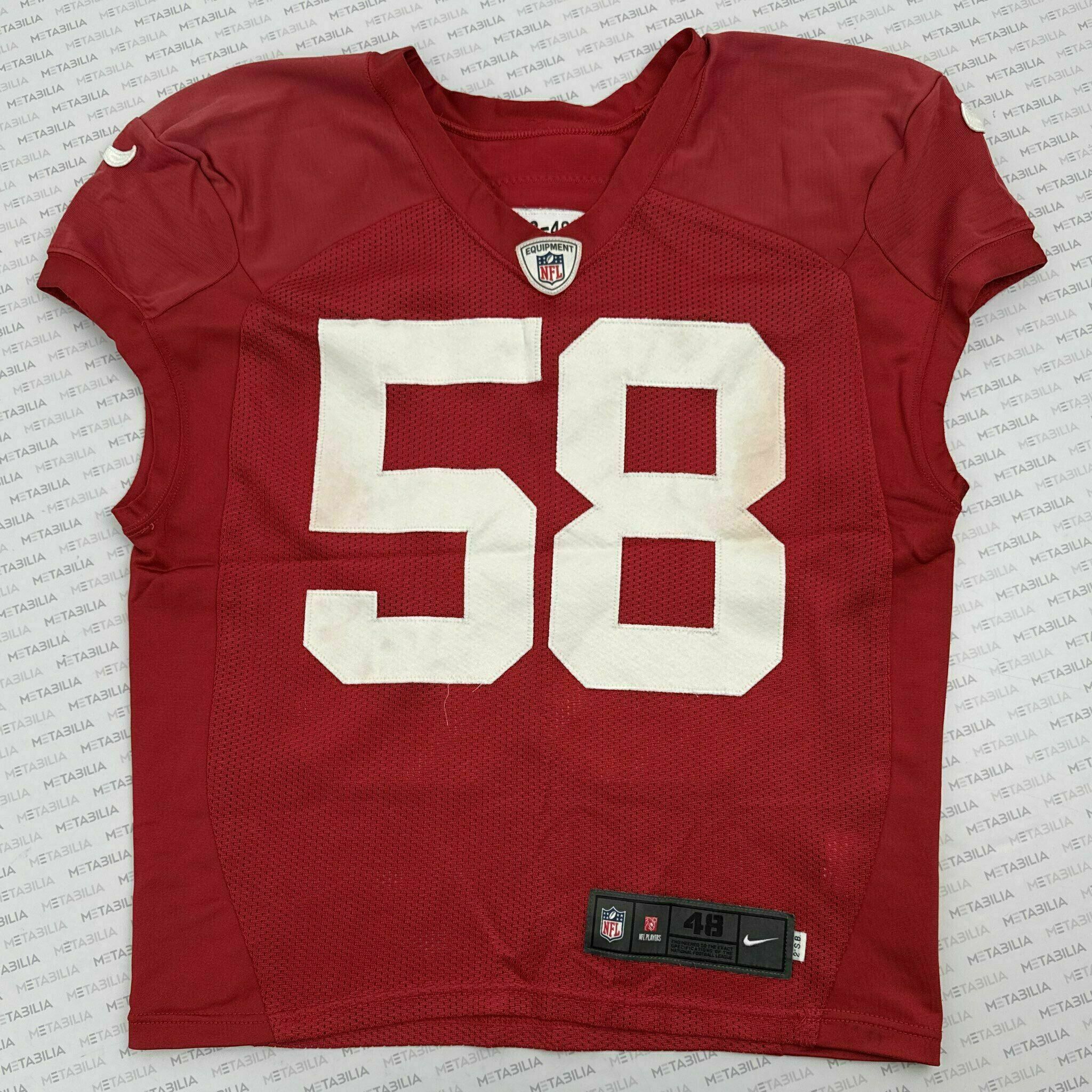 Markees Watts Red Practice-Worn Jersey