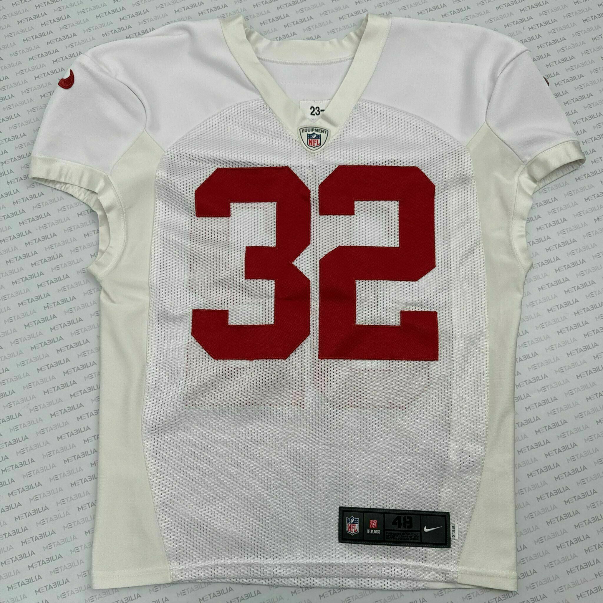 Josh Hayes White Practice-Worn Jersey